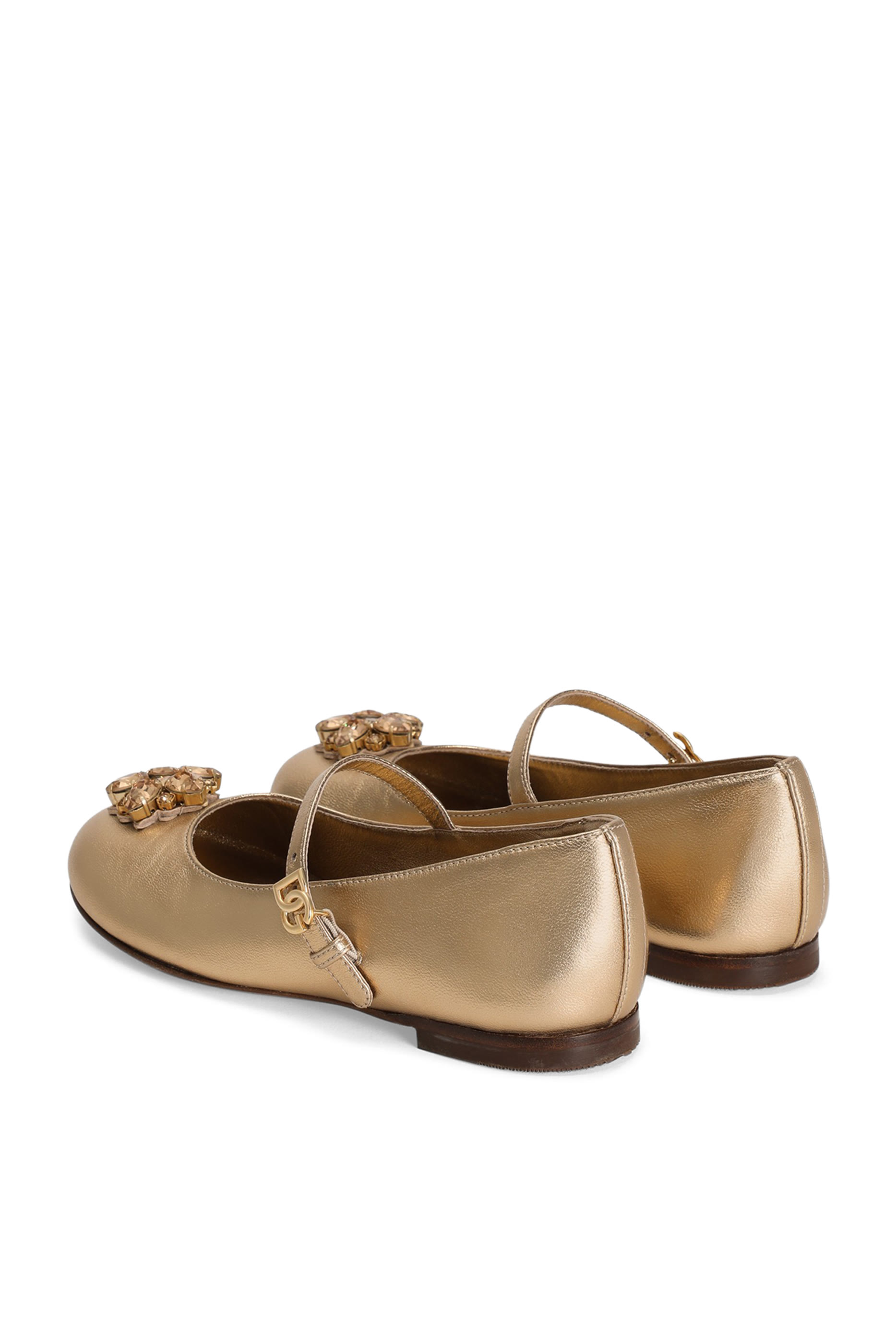 Kids Ballet Flats with Brooches