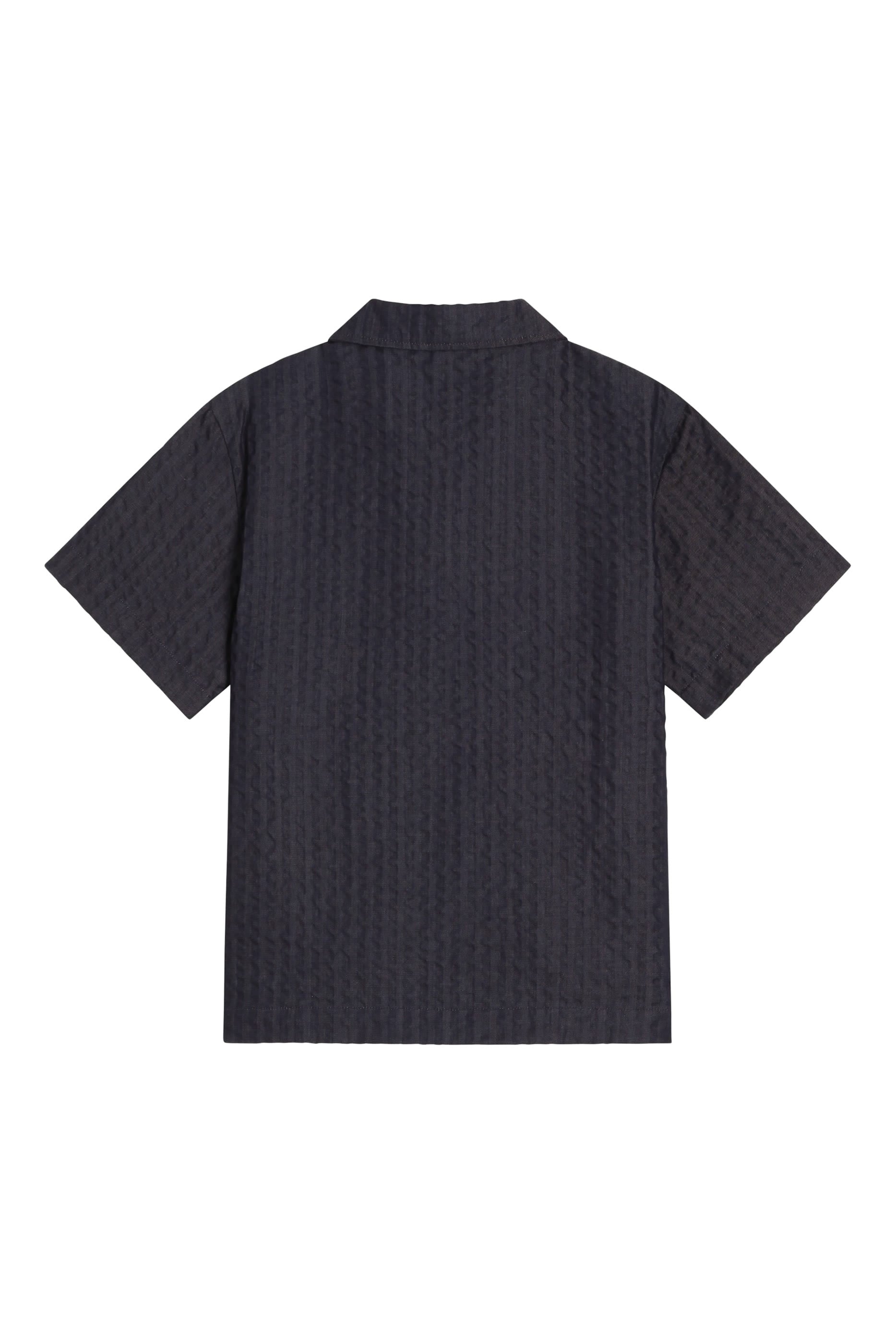 Kids DG Logo Patch Denim Shirt