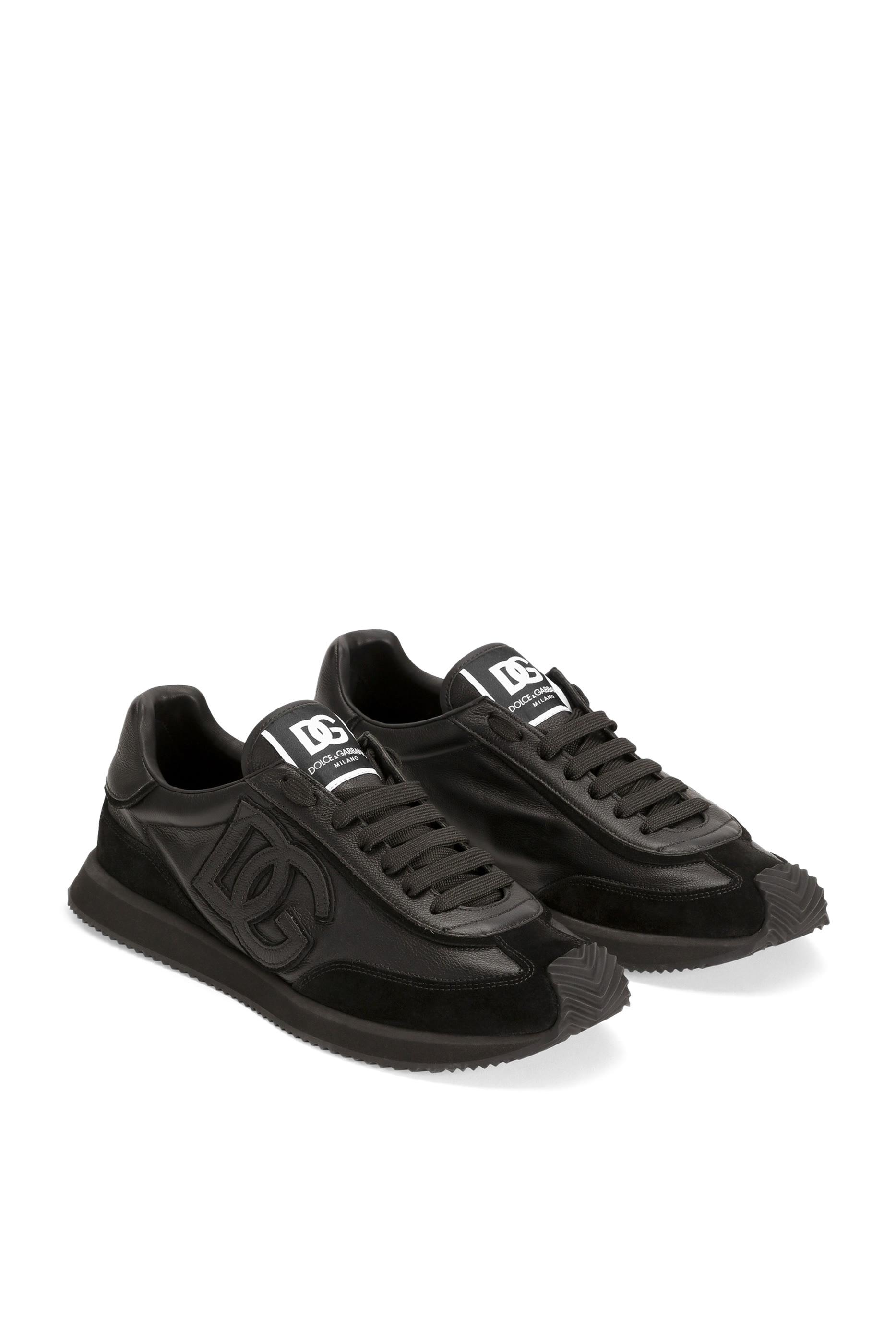 Mixed-Material DG Cushion Sneakers