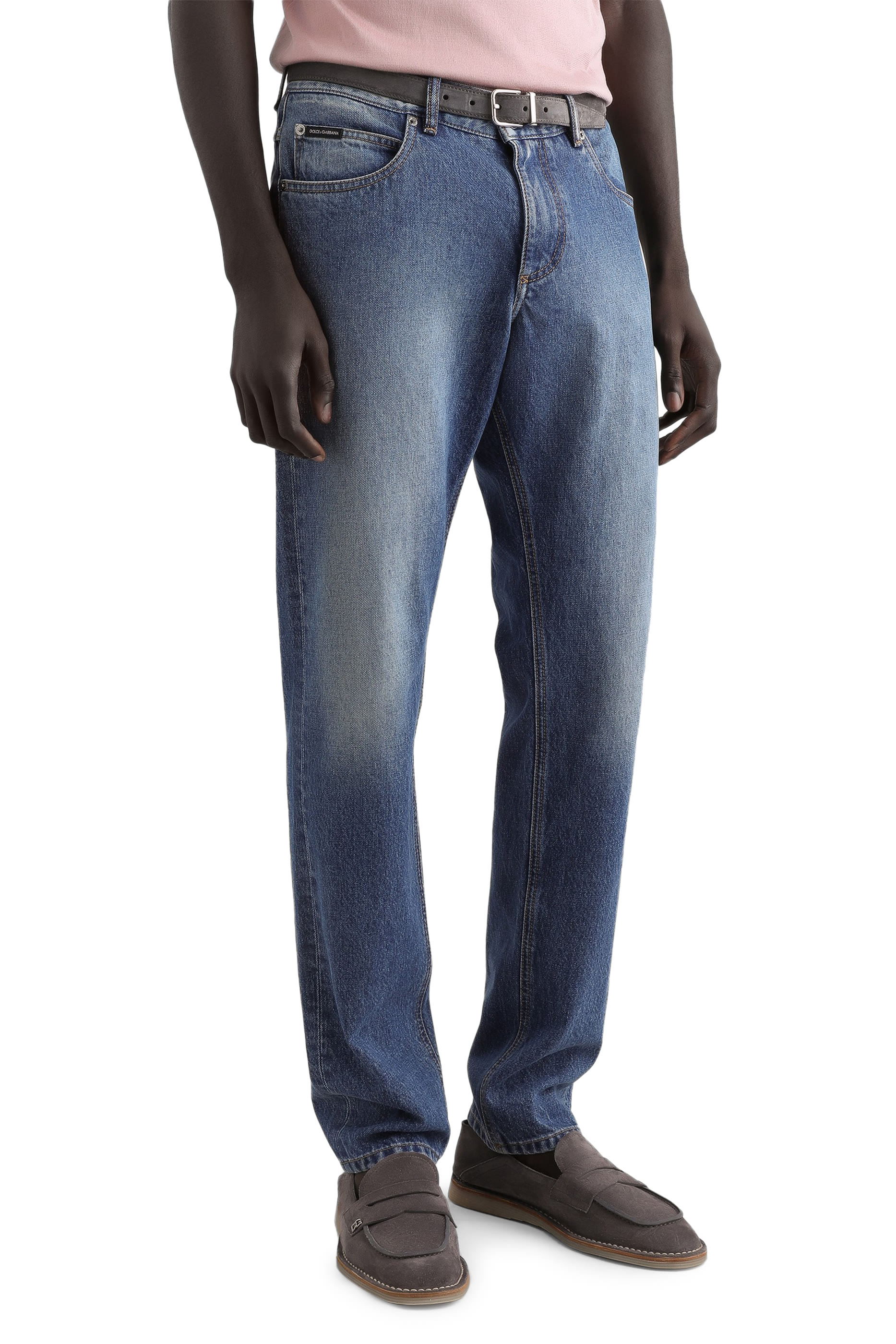 DG Logo Patch Denim Trousers