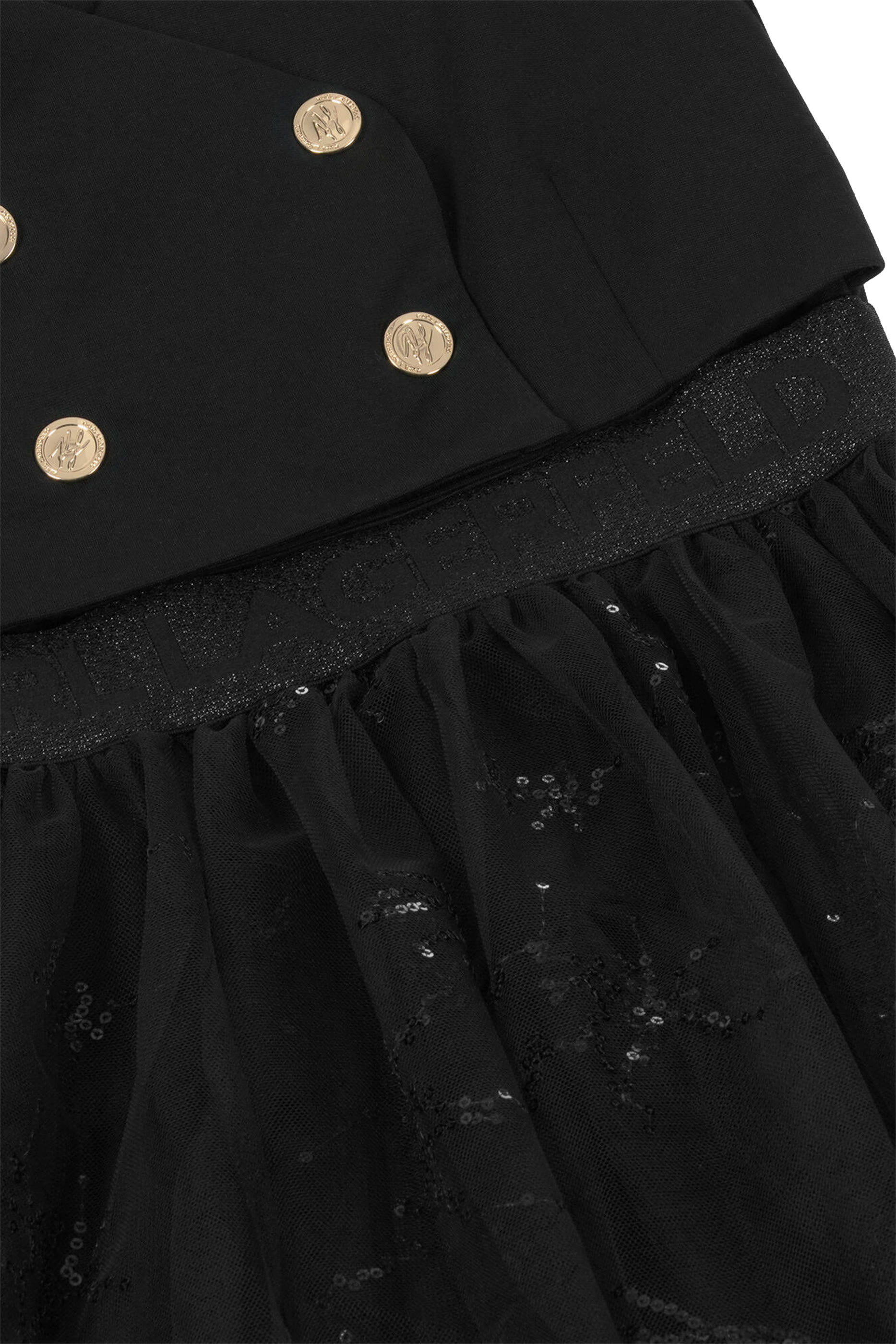 Kids Sequin Mesh Dress