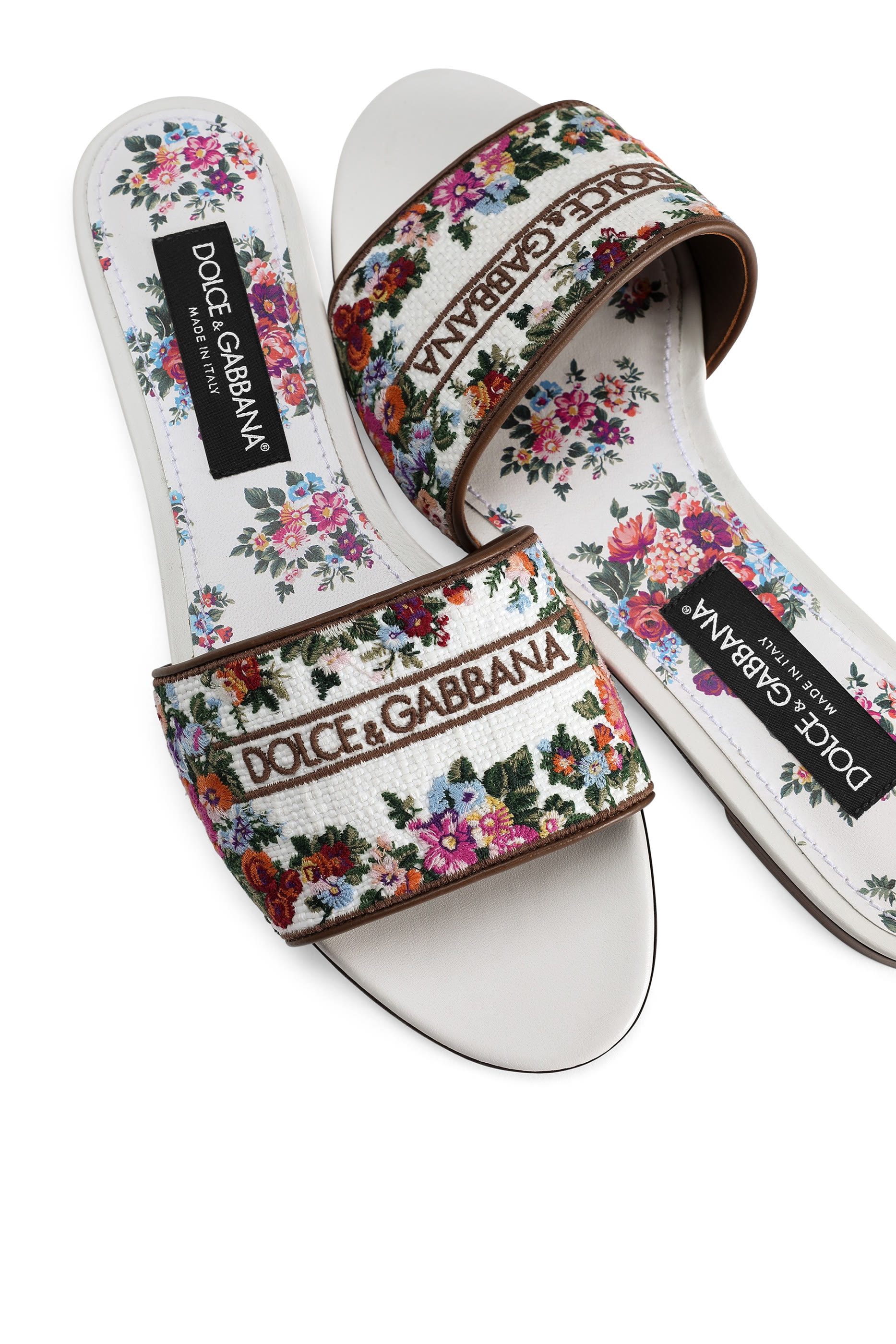 Embroidered Slides