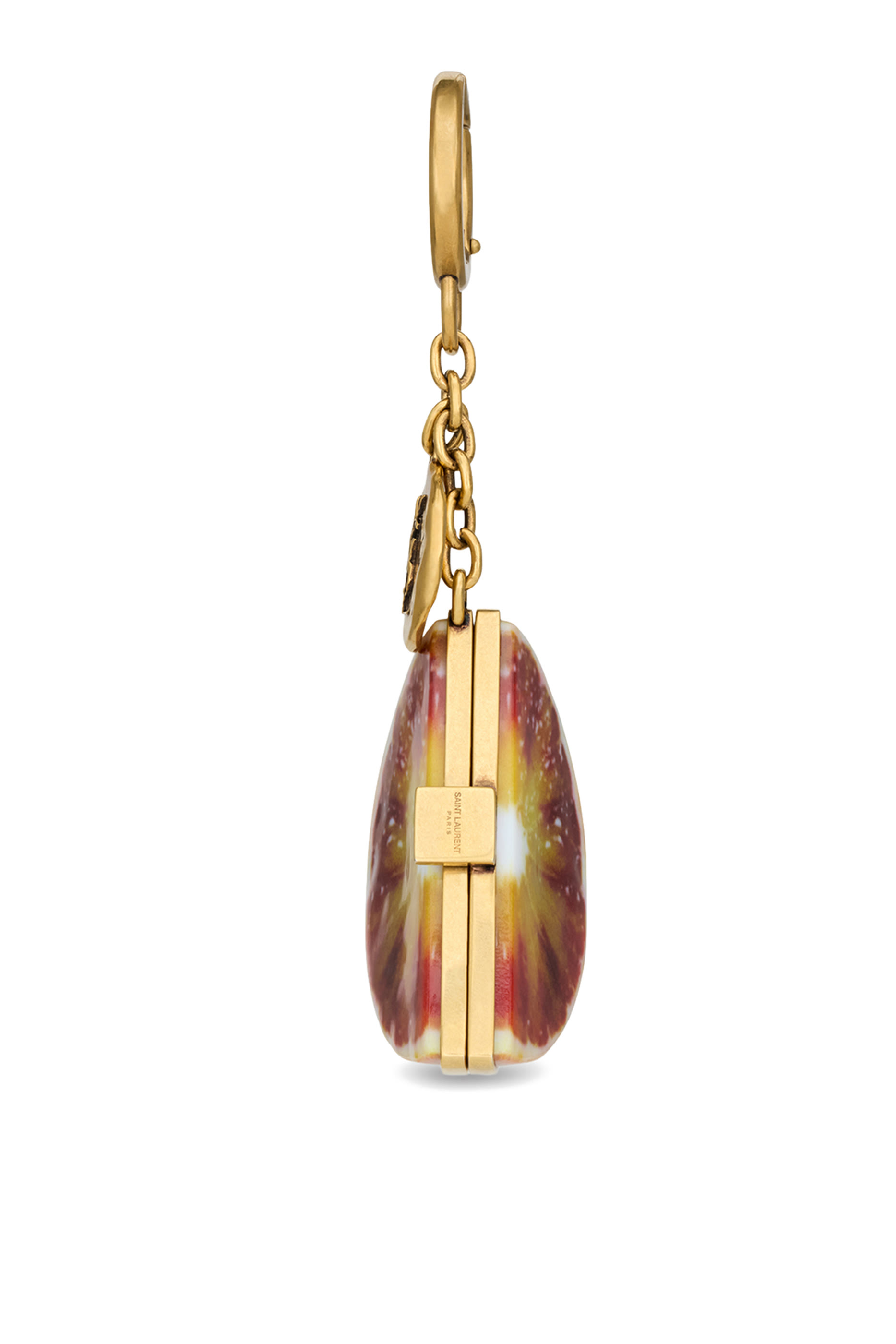 Orange Resin Keyring