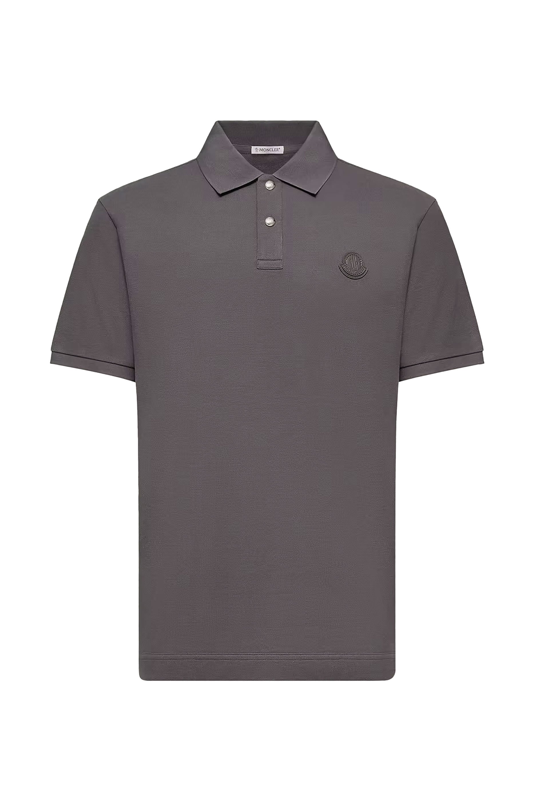 Logo Patch Cotton Piquet Polo Shirt