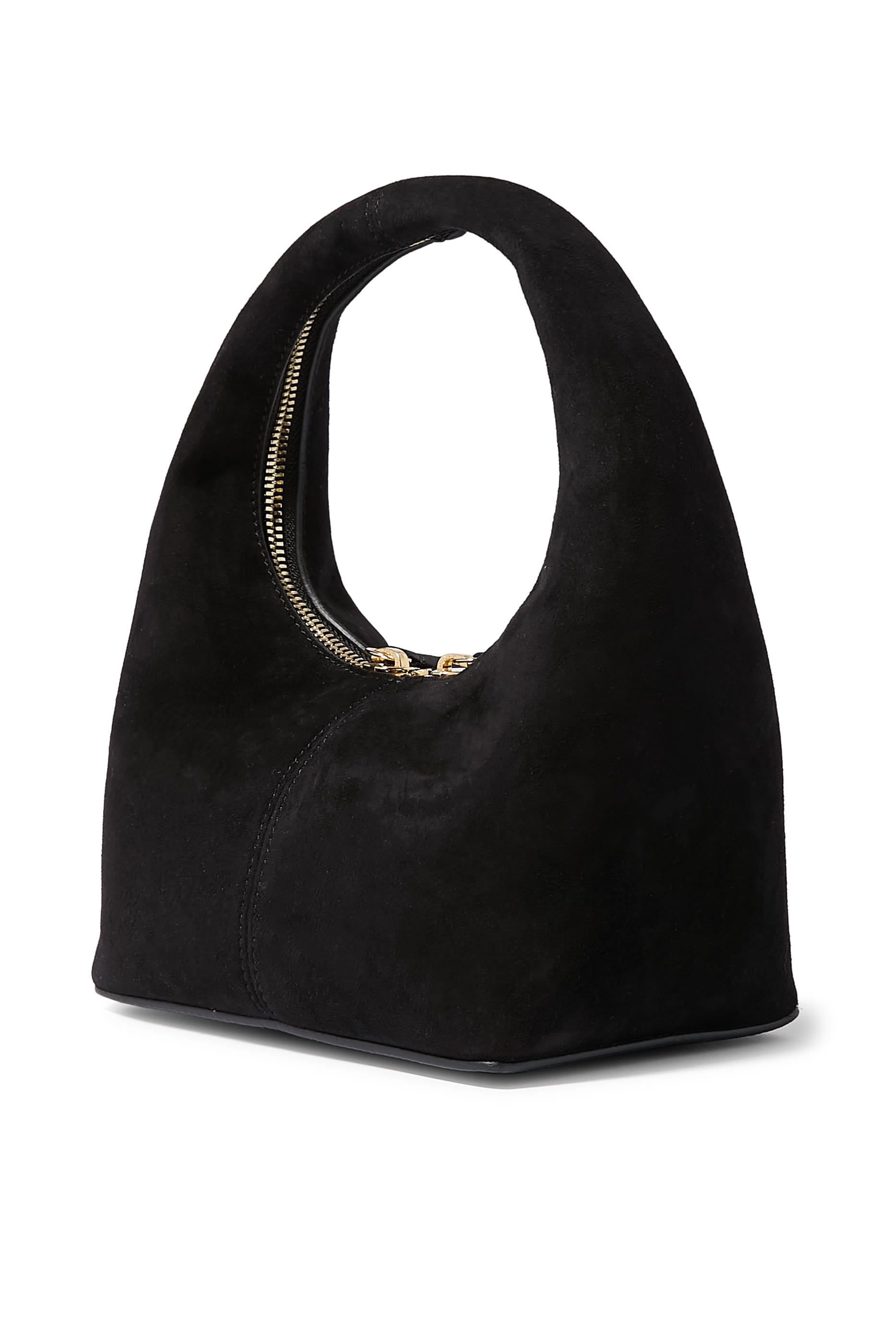 Suede Mini Panier Handbag 