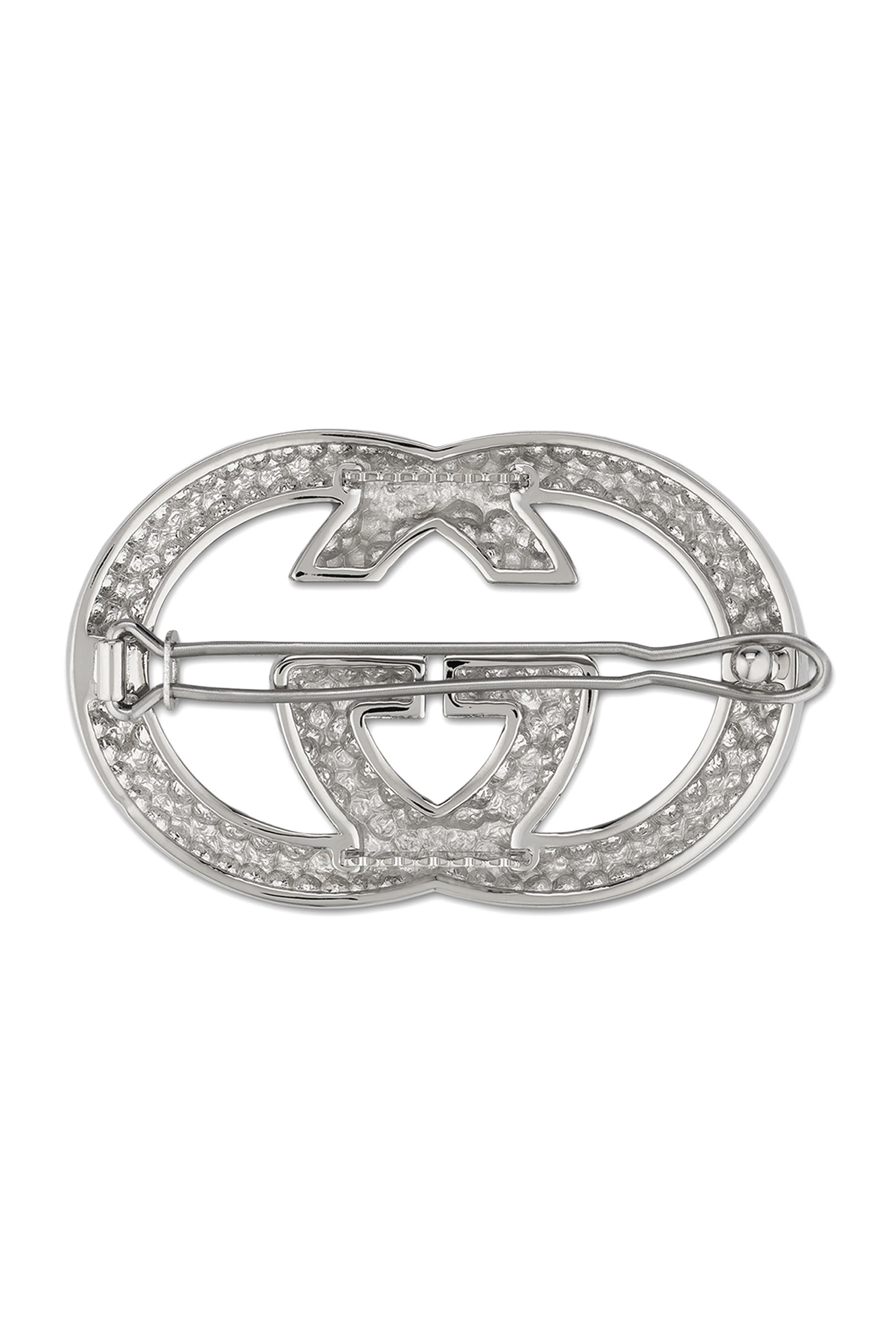 Interlocking G Crystal Hair Clip