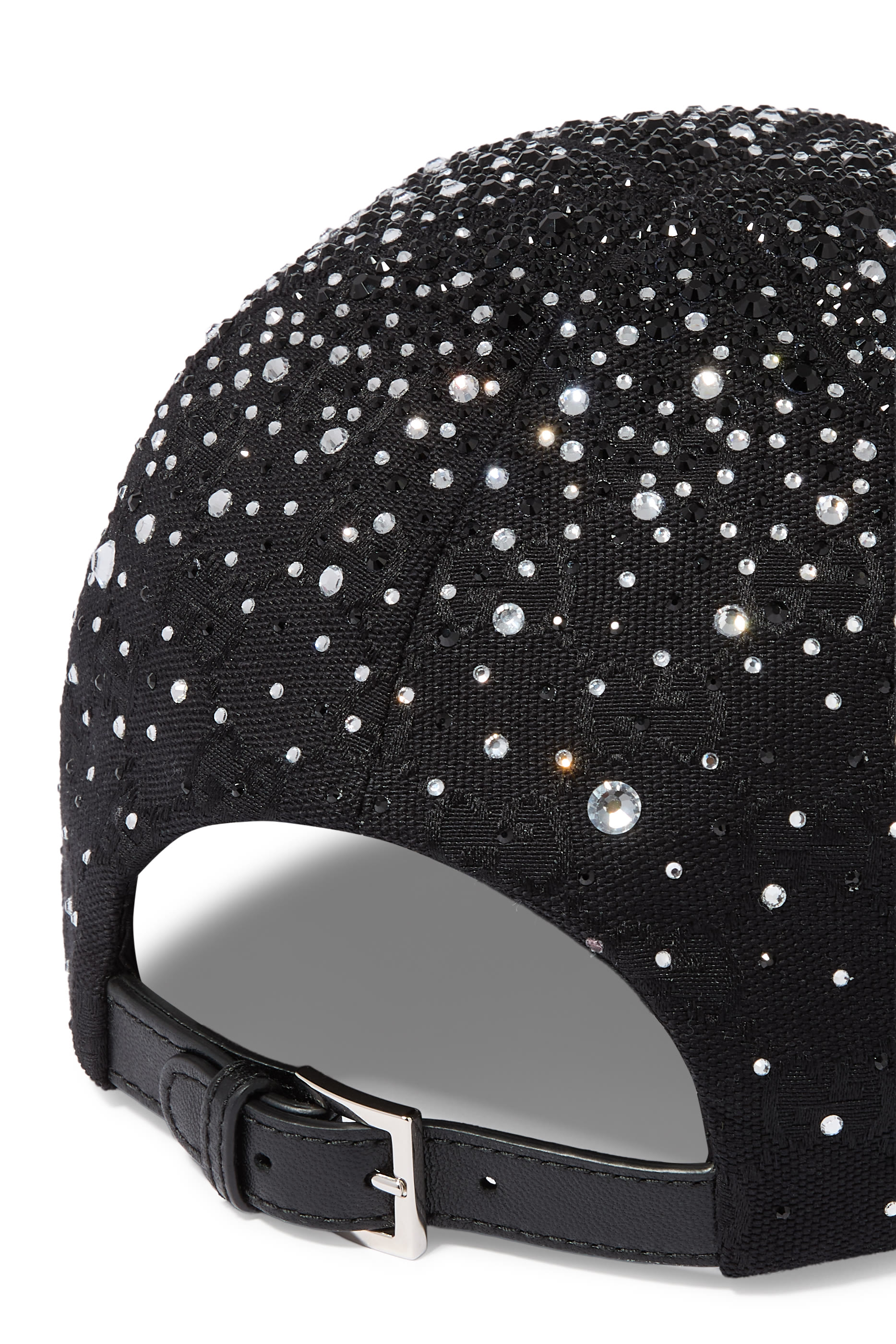 GG Canvas Baseball Hat with Crystals