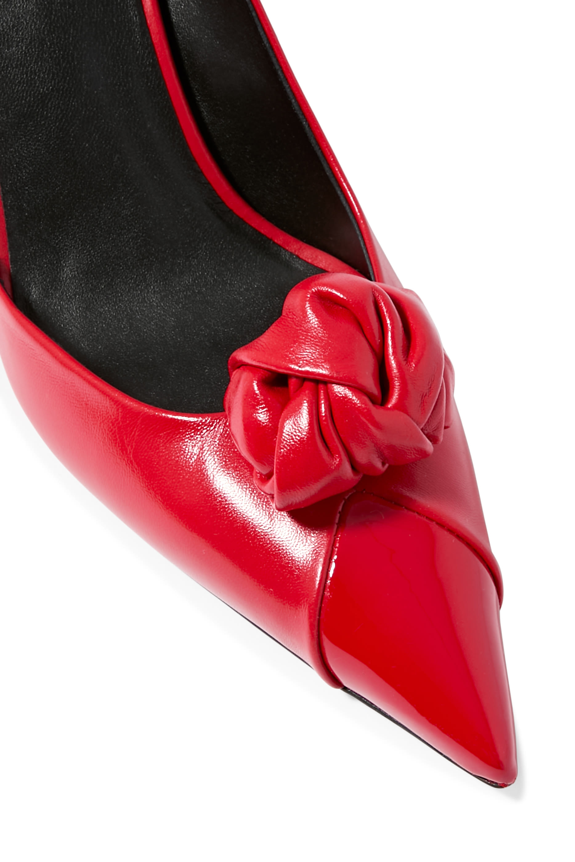 Knot Leather Pumps
