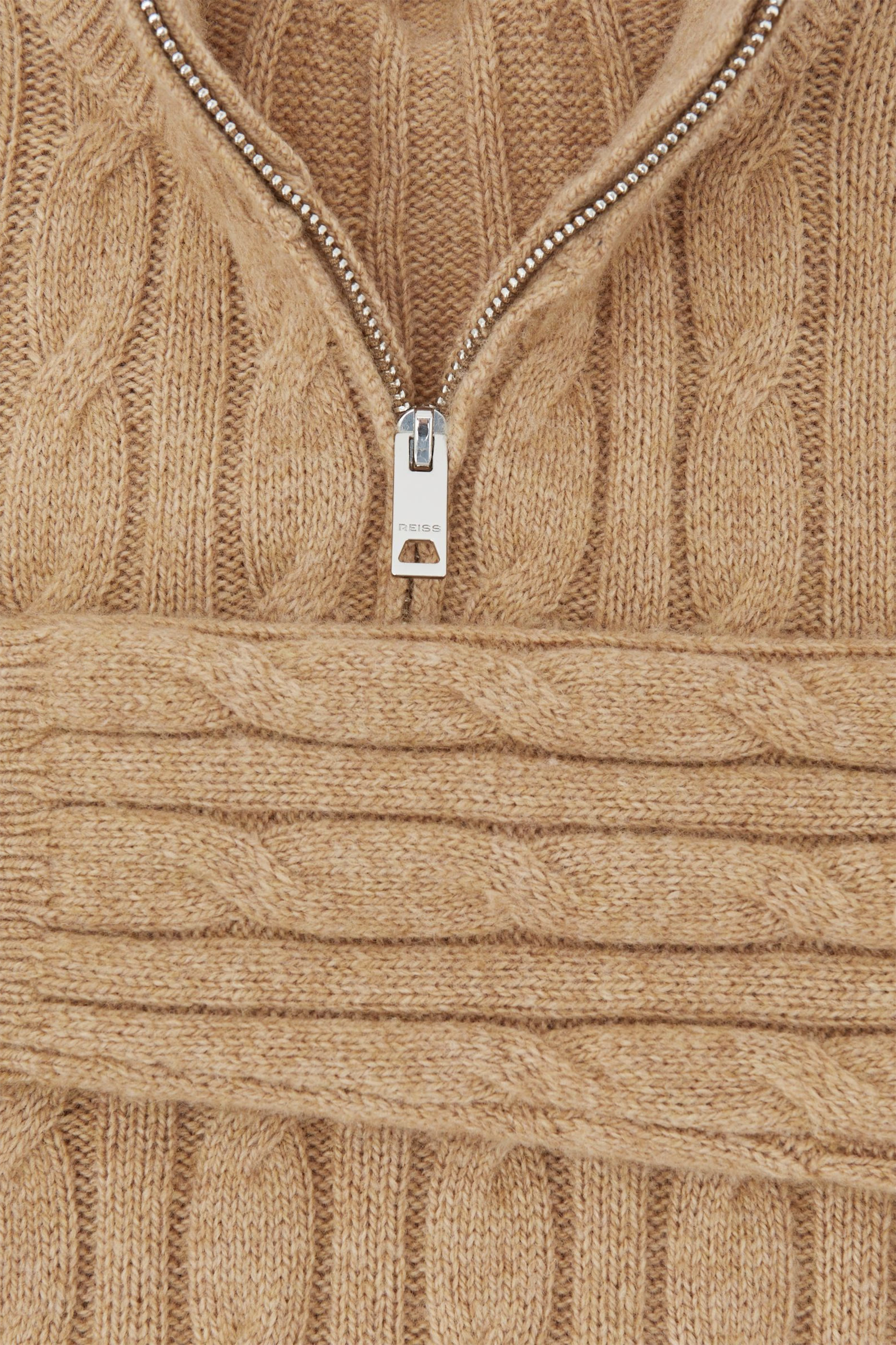 Kids Clovelly Cable Knit Half Zip Jumper