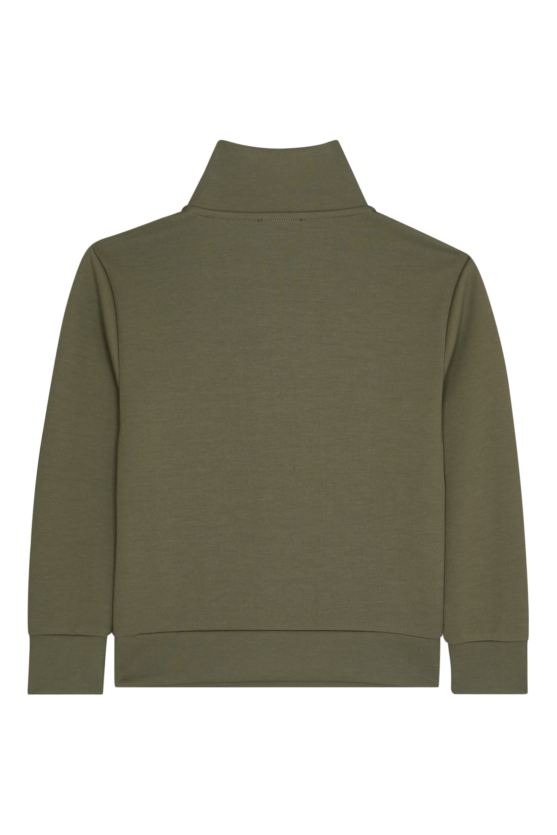 Kids Half-Zip Funnel Neck Velour Sweatshirt
