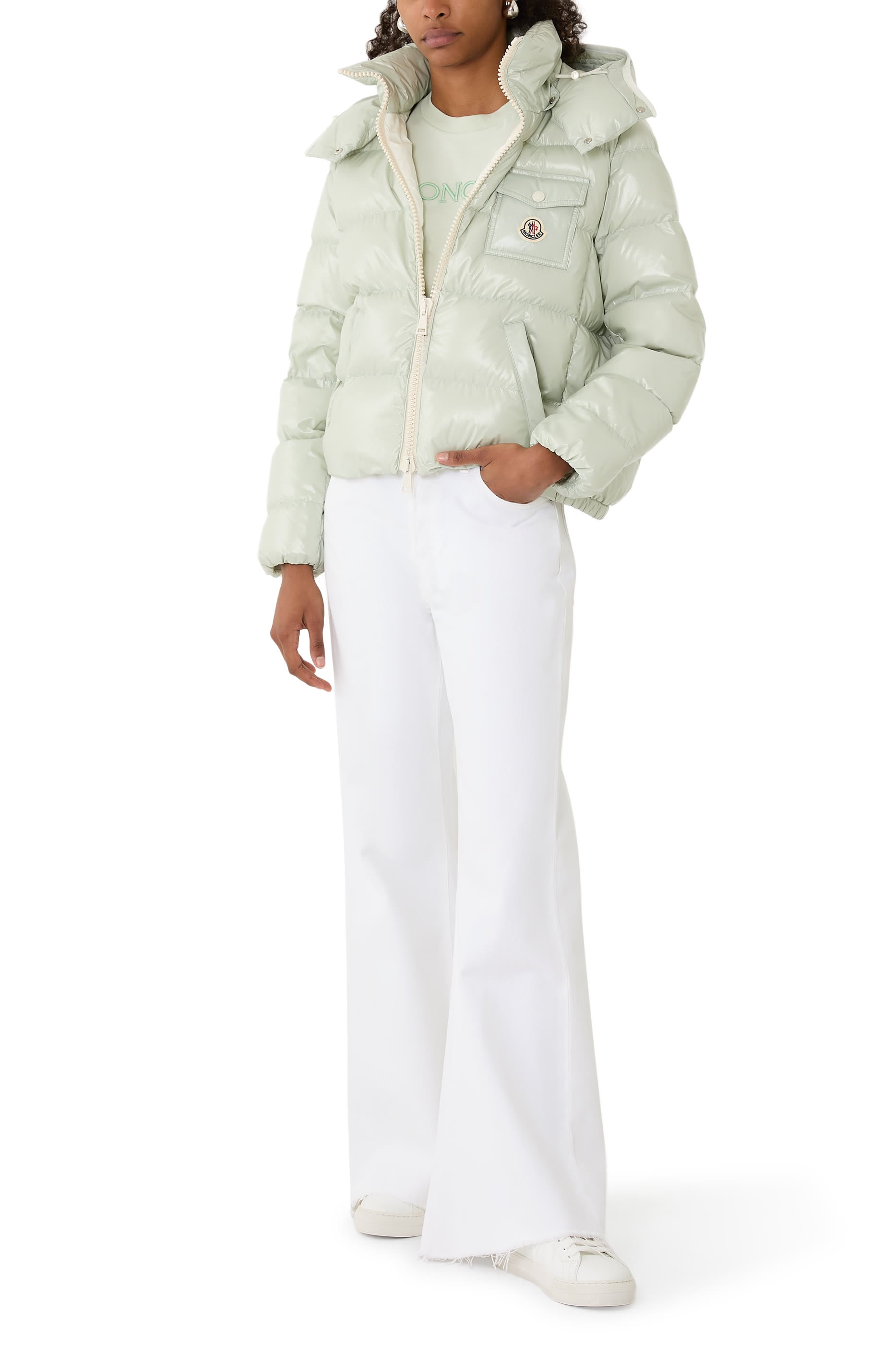 Andro Hooded Short Down Jacket