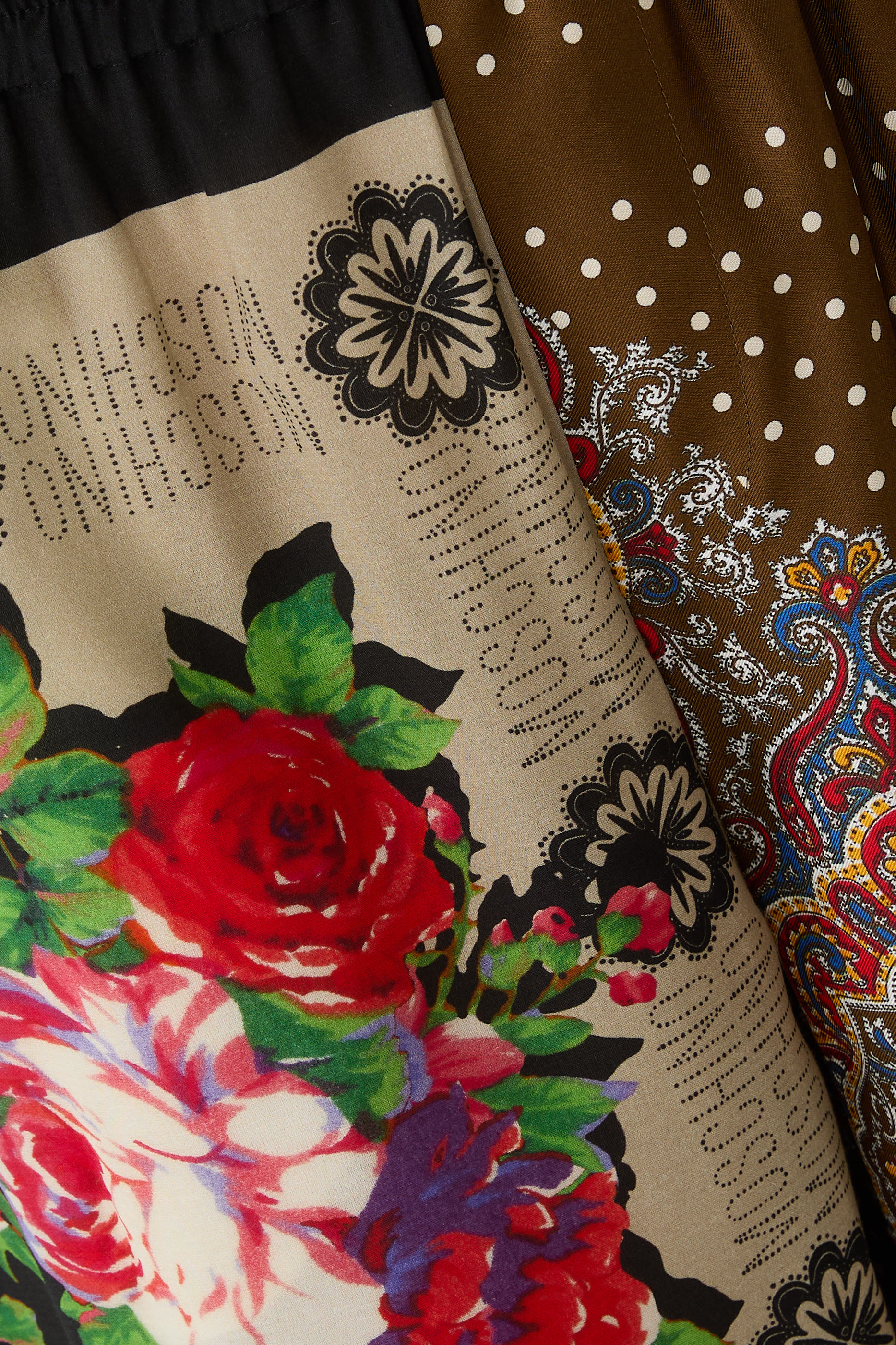 Printed Silk Pants