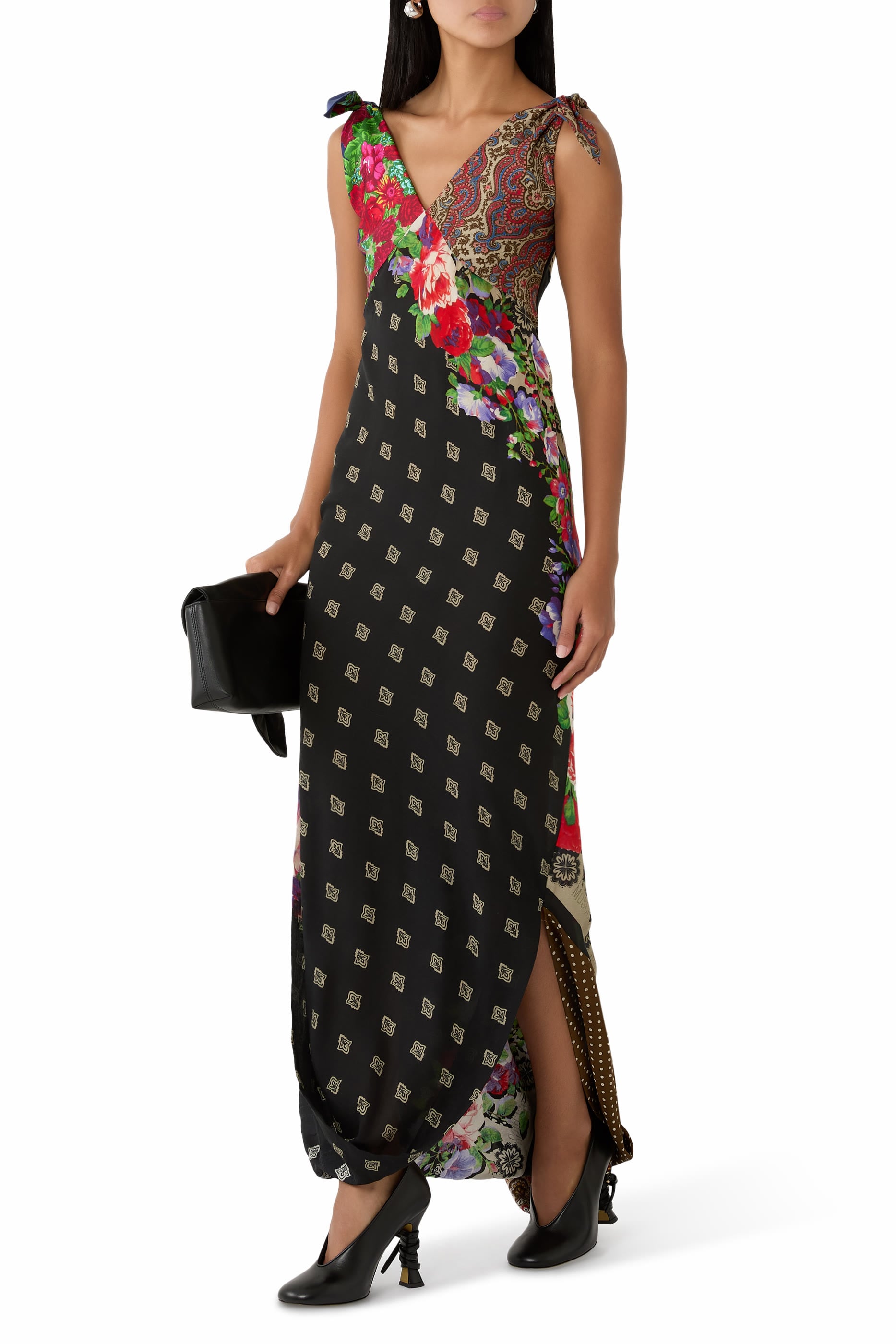 Bow-Knotted Straps Dress