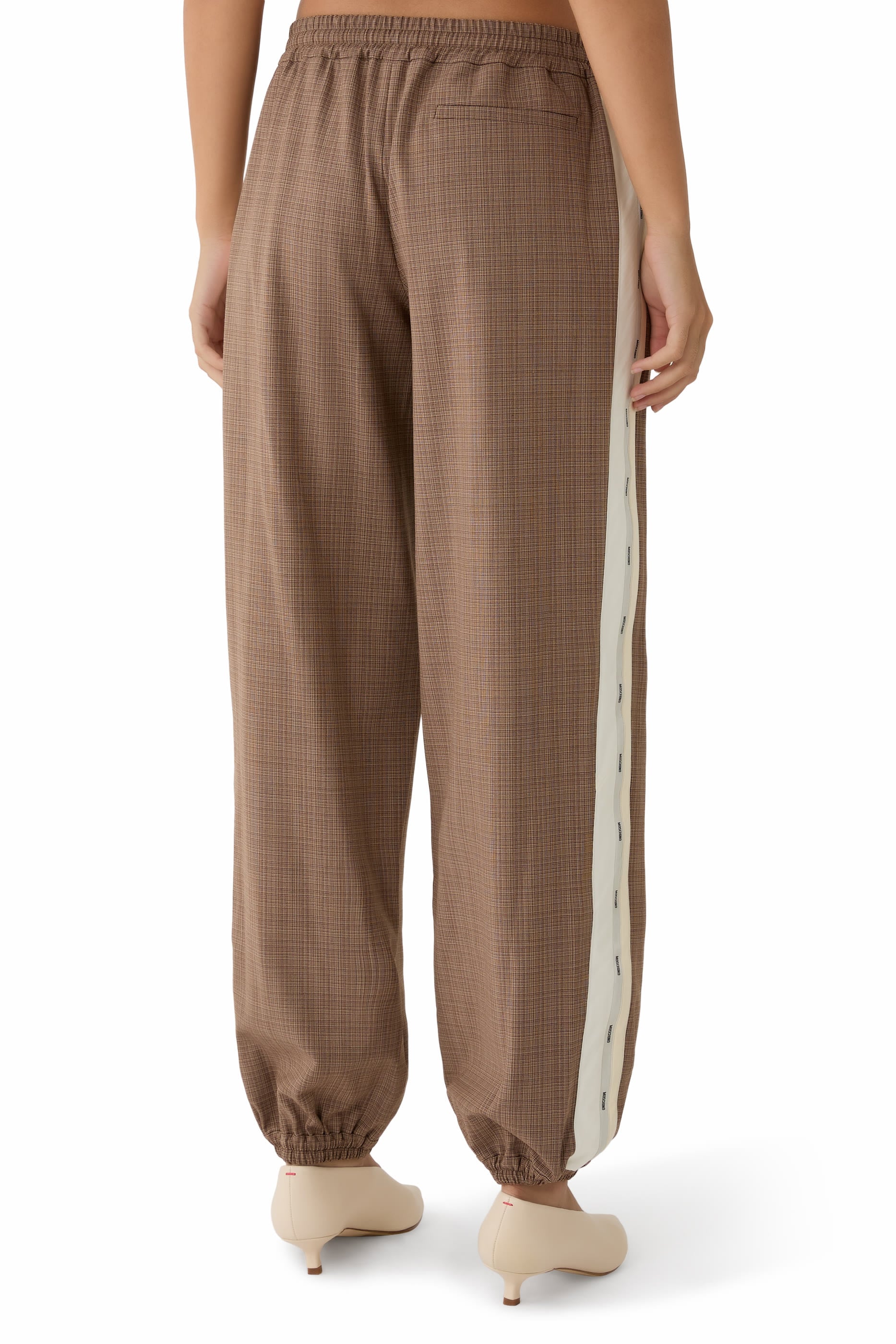 Stretch Wool-Blend Cloth Pants