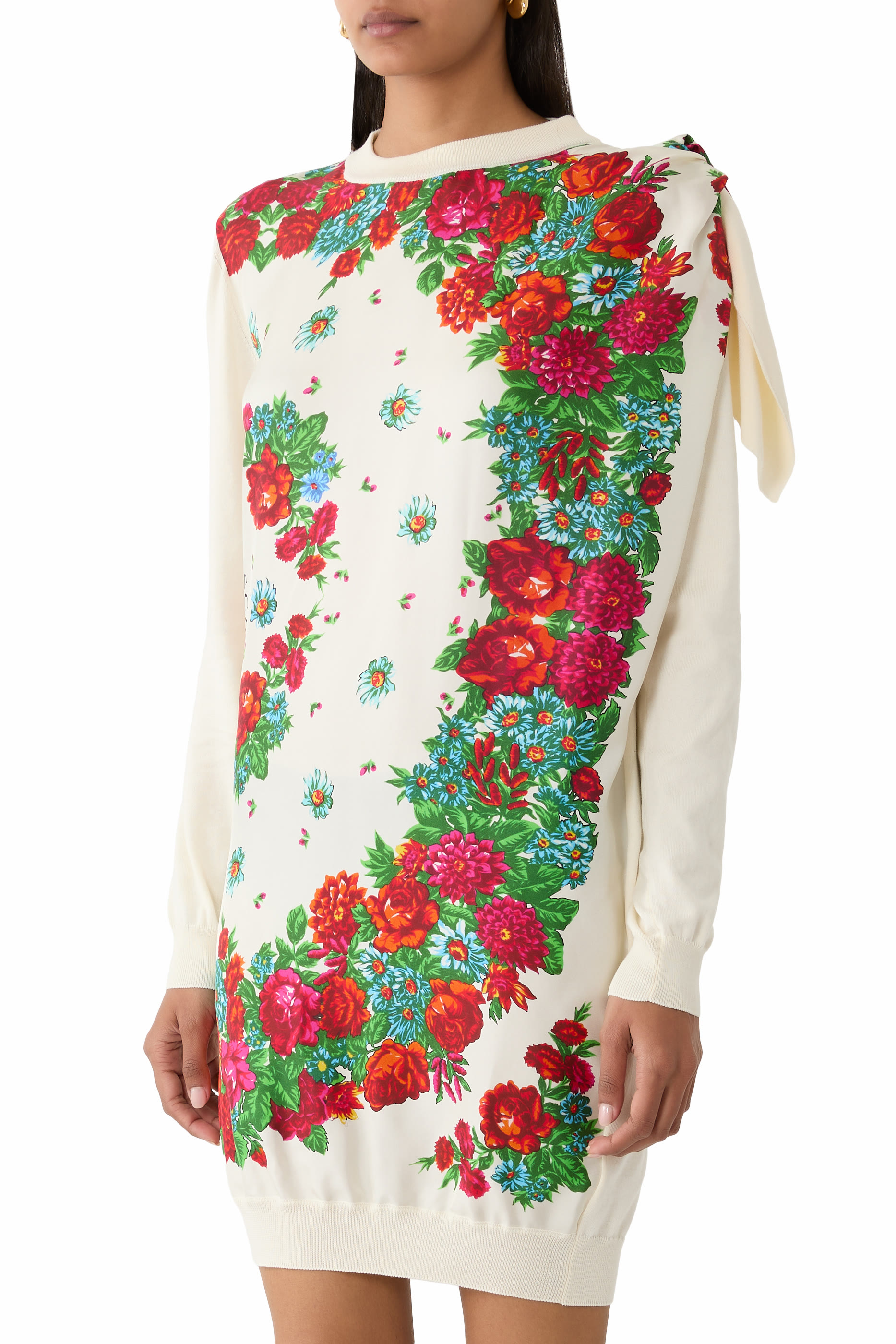 Printed Mini Dress 