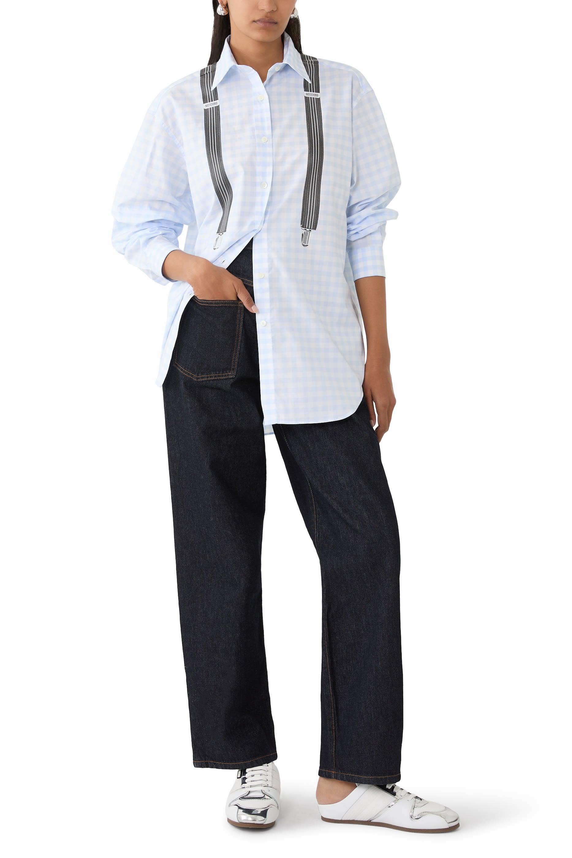  Printed Cotton Vichy Shirt