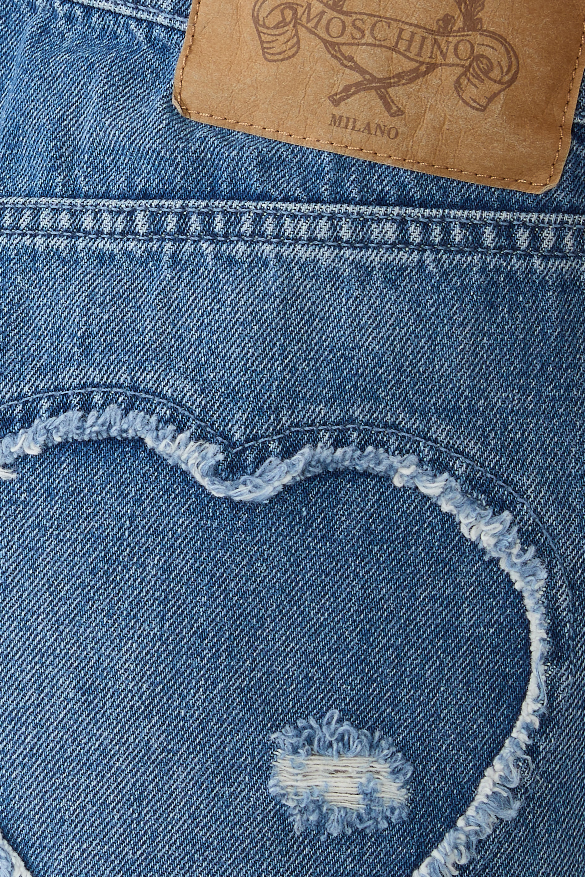 Hearts Denim Shorts