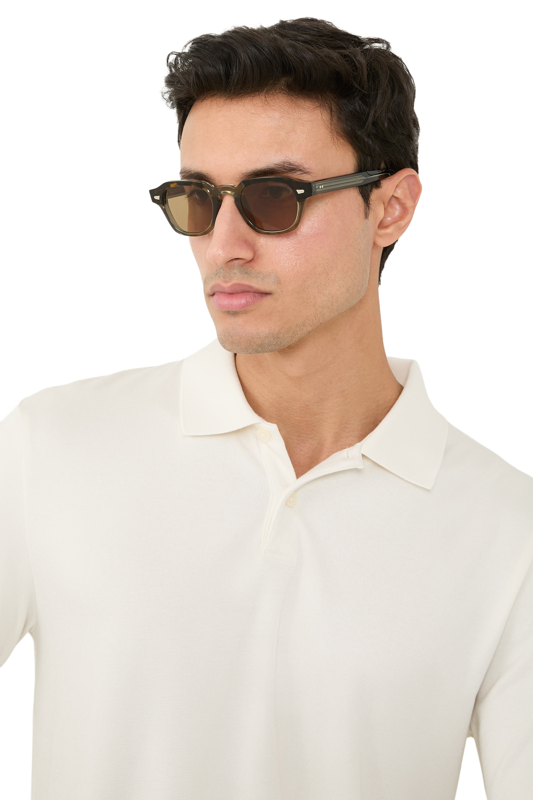 1420 Havana Rectangle Sunglasses