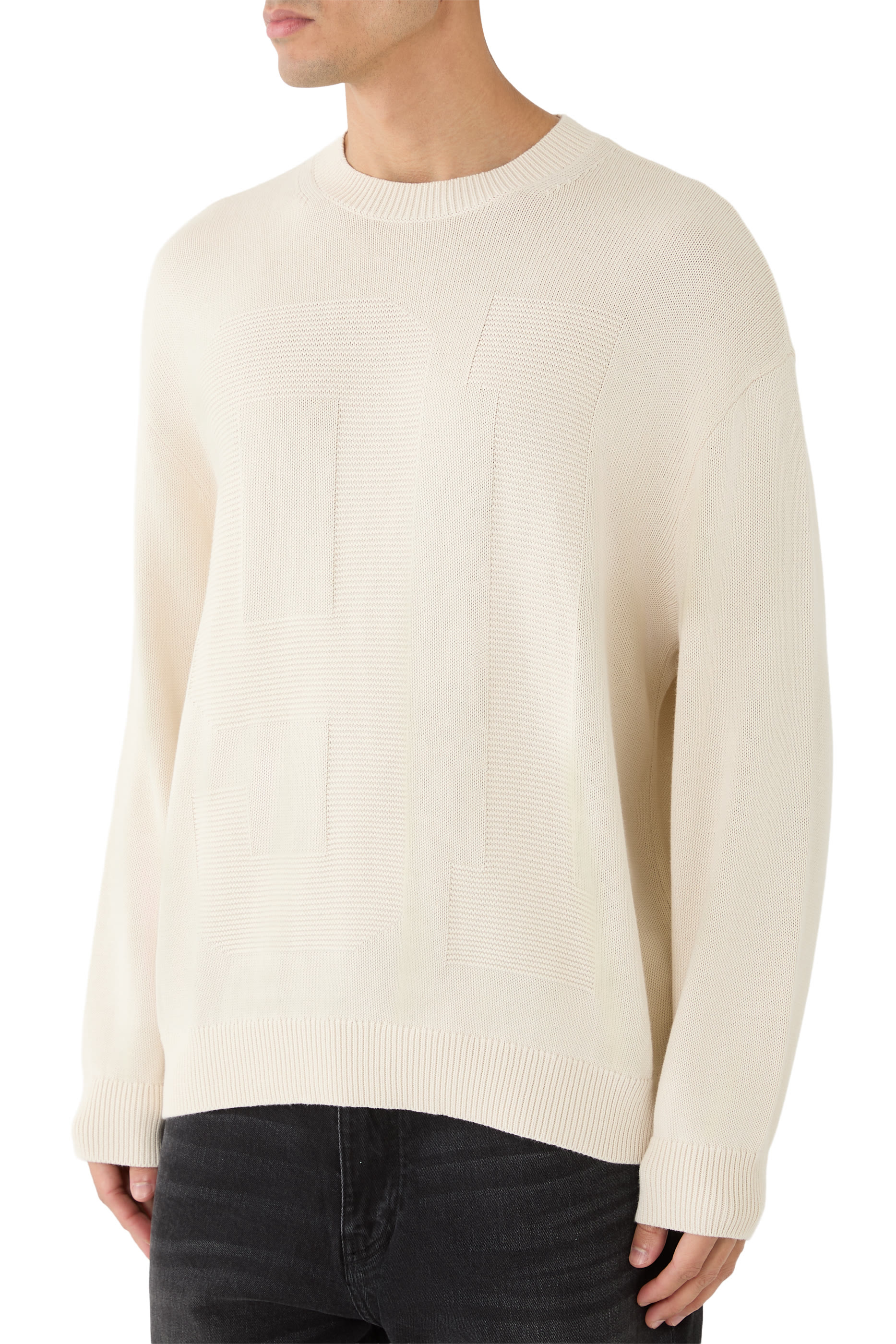 Logomania Fisherman’s Rib Jumper