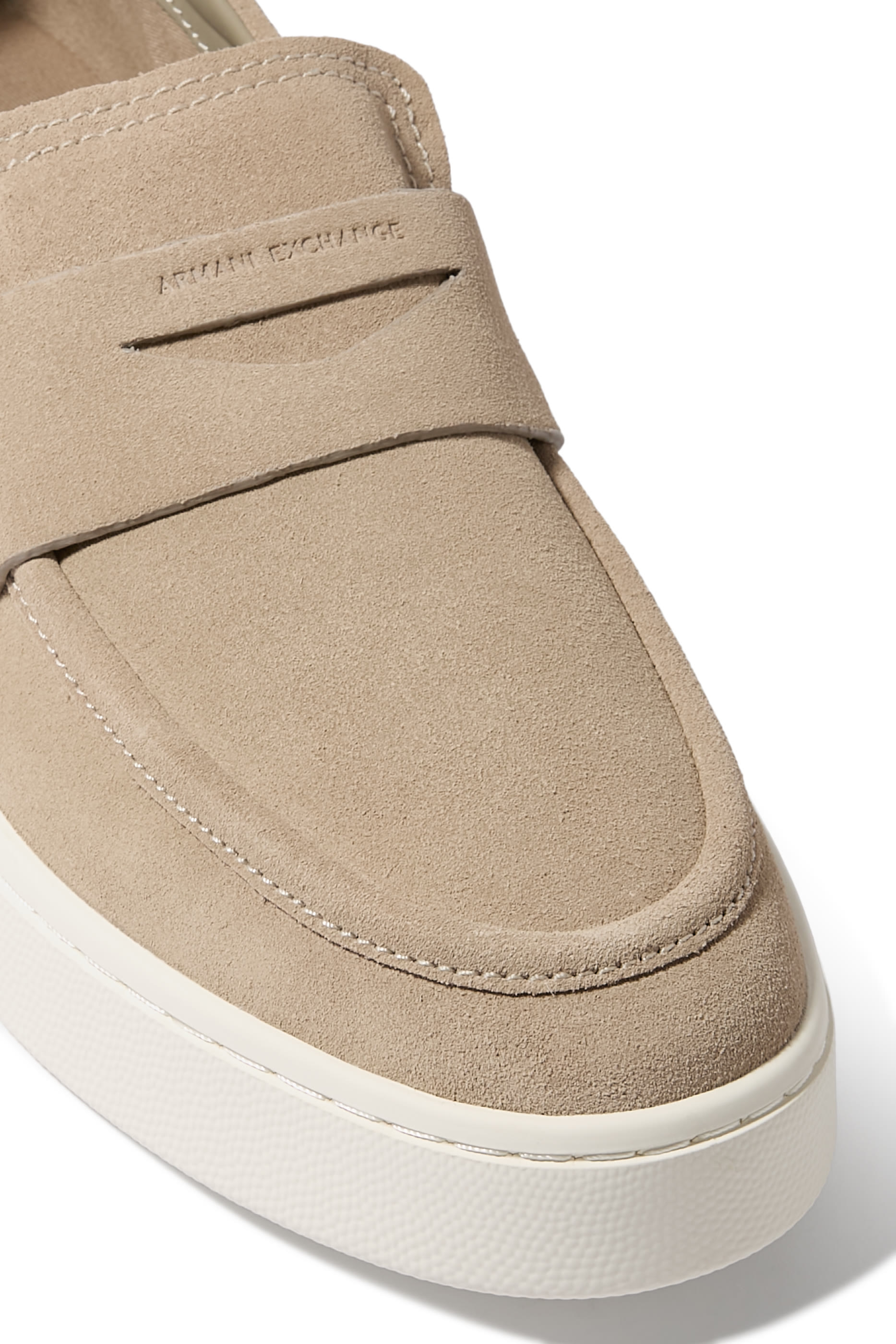 Suede Slip-Ons 