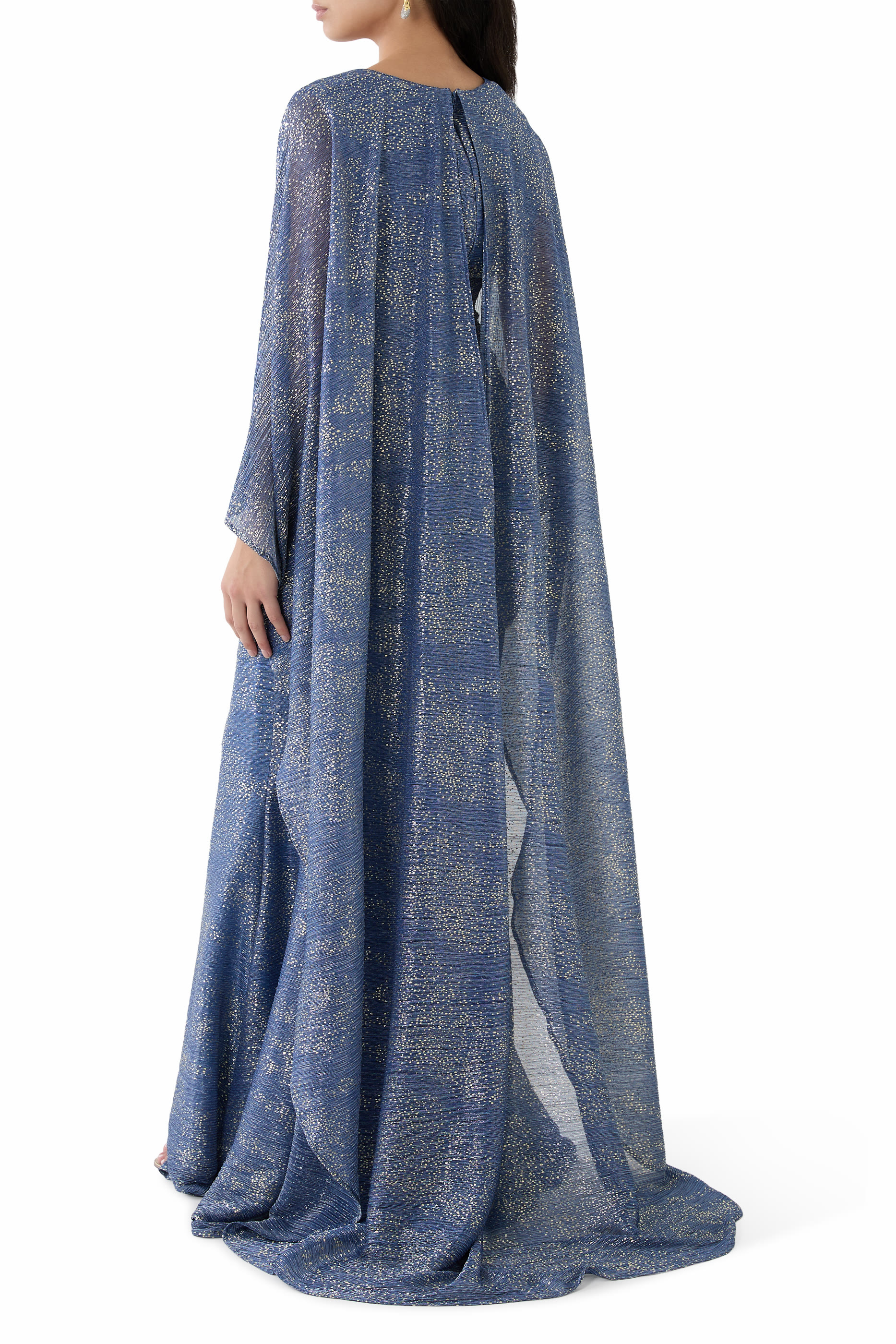 Cape Maxi Dress 