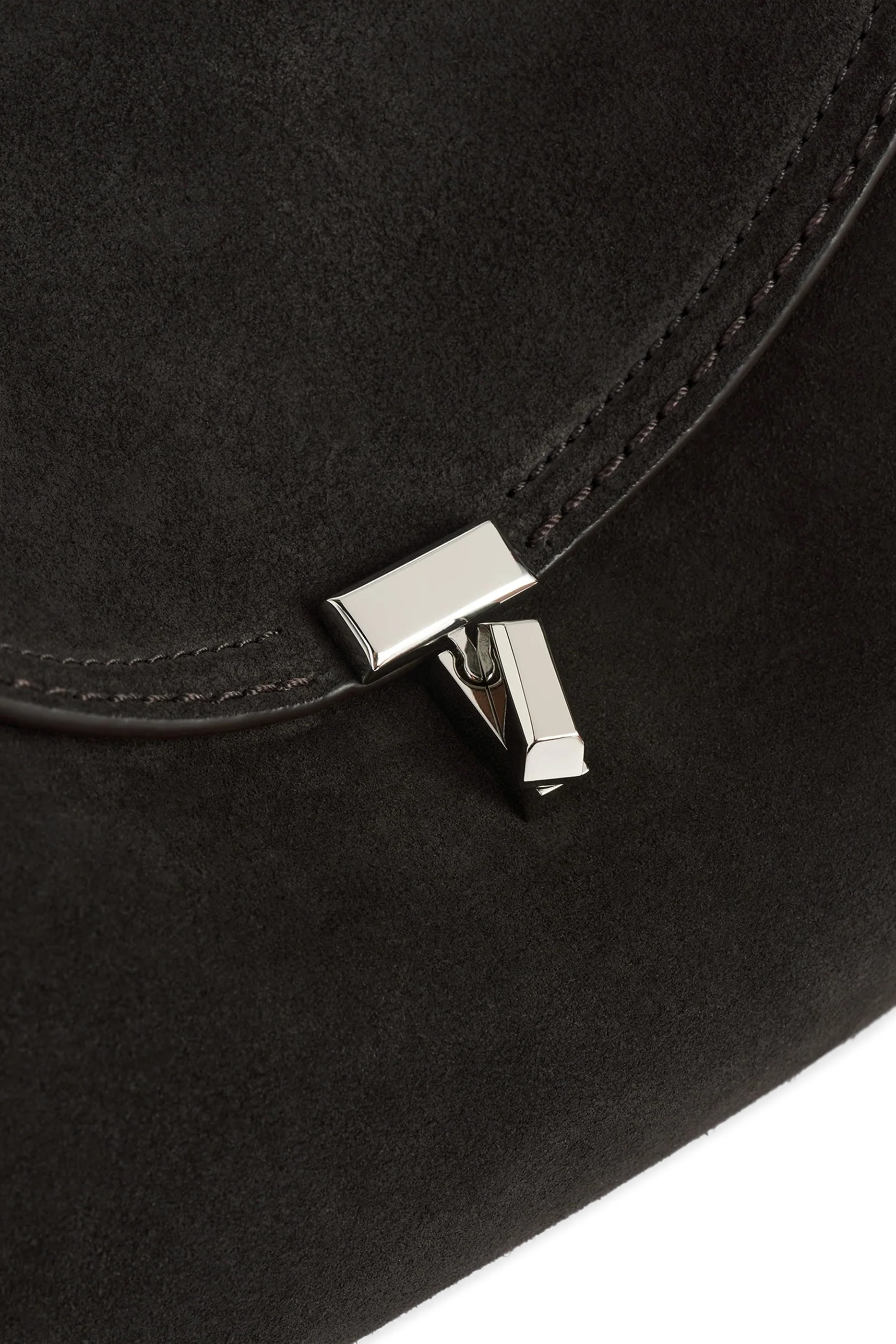 T-Lock Suede Clutch 