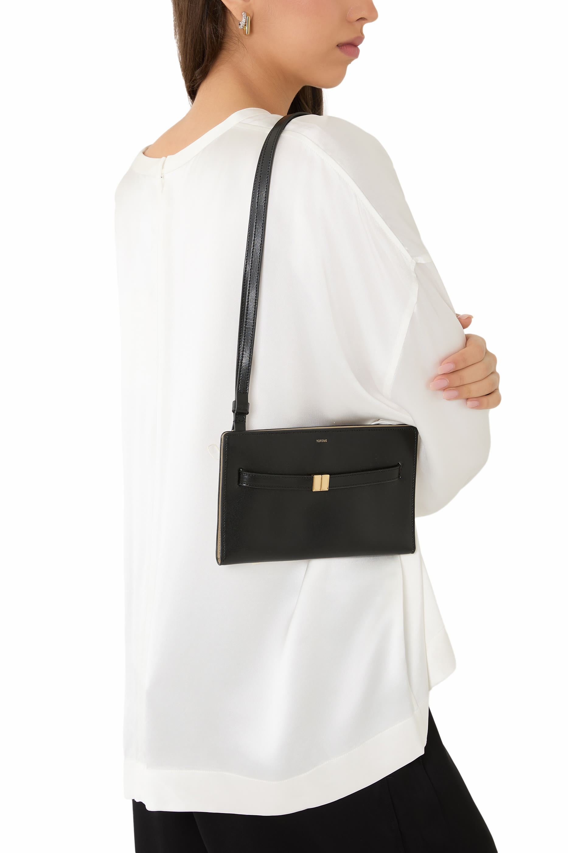  Belted Leather Crossbody Bag 