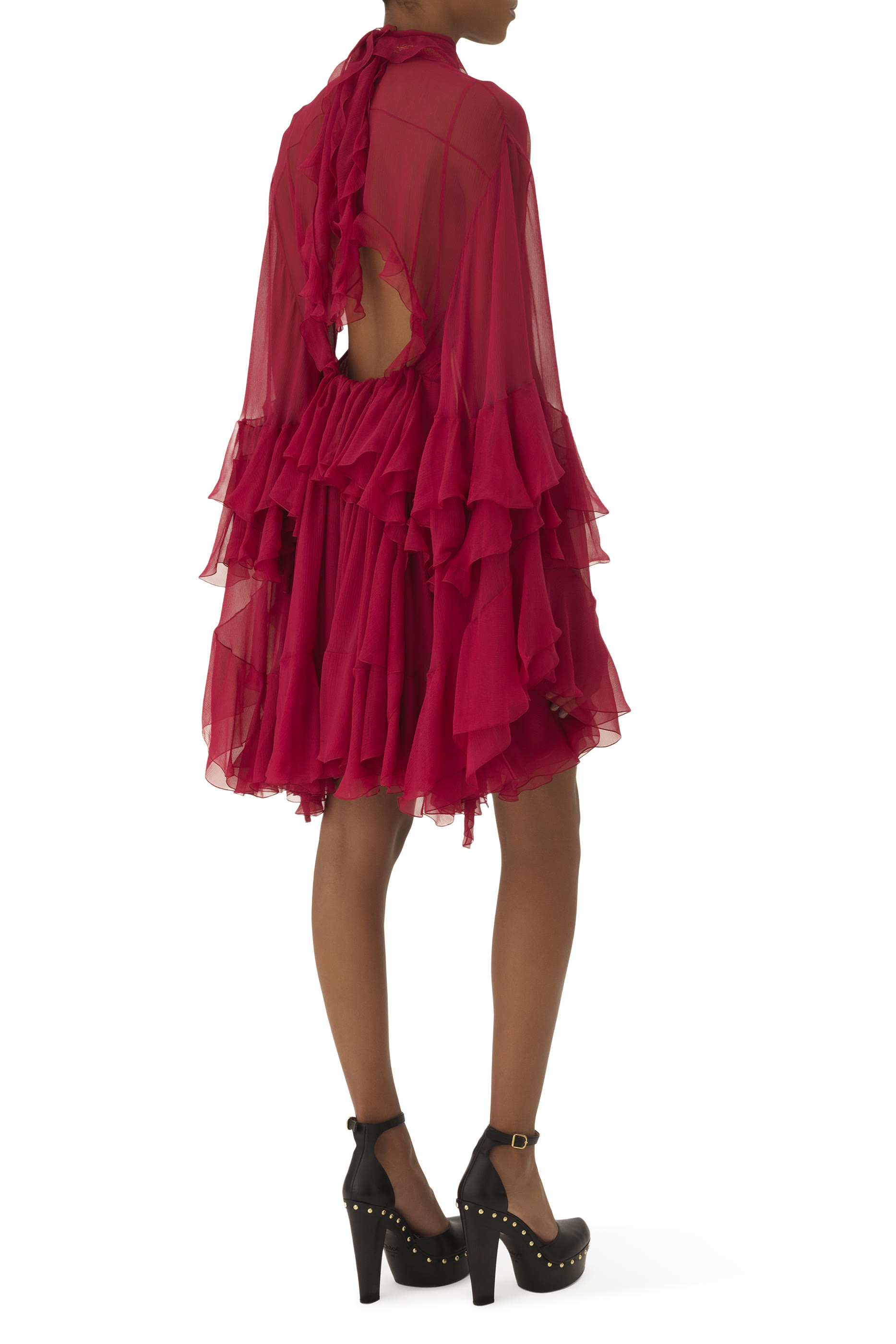 Ruffled Mini Dress