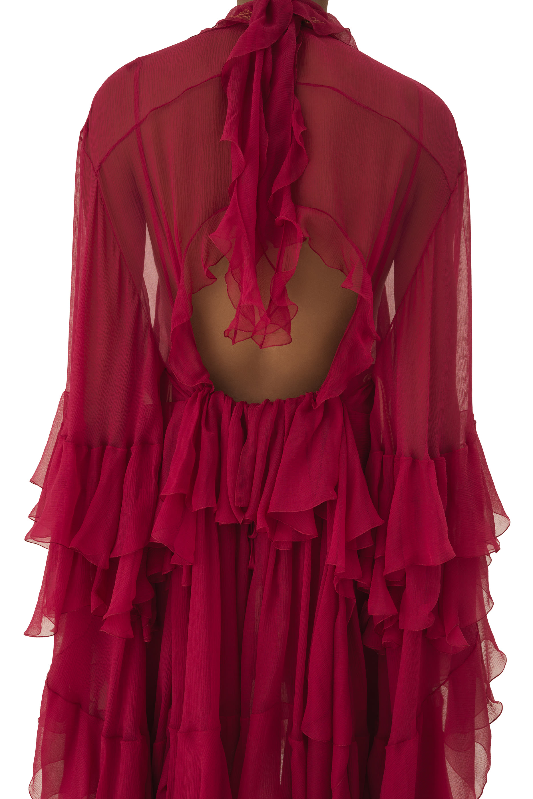 Ruffled Mini Dress