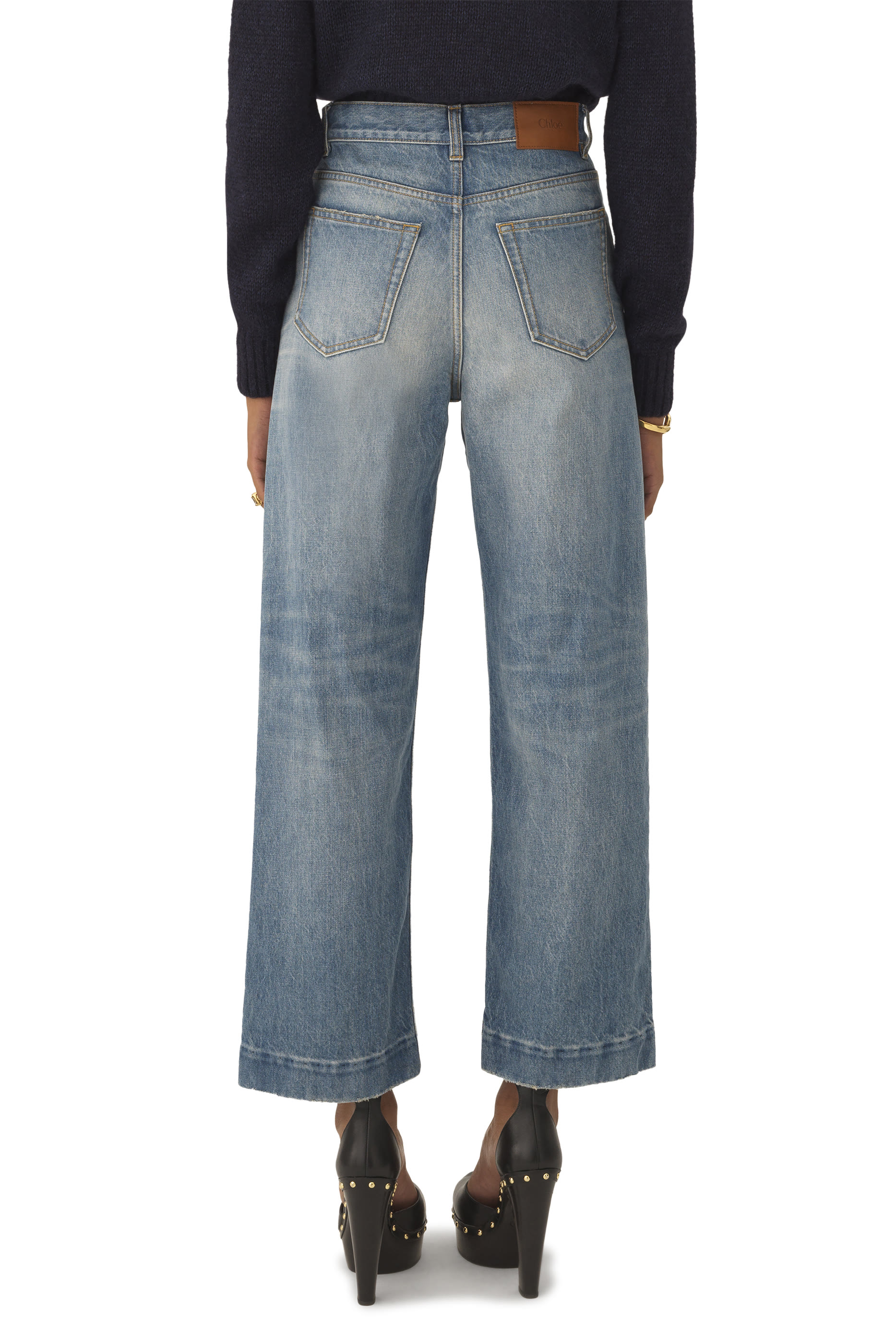 High-Rise Cropped Jeans