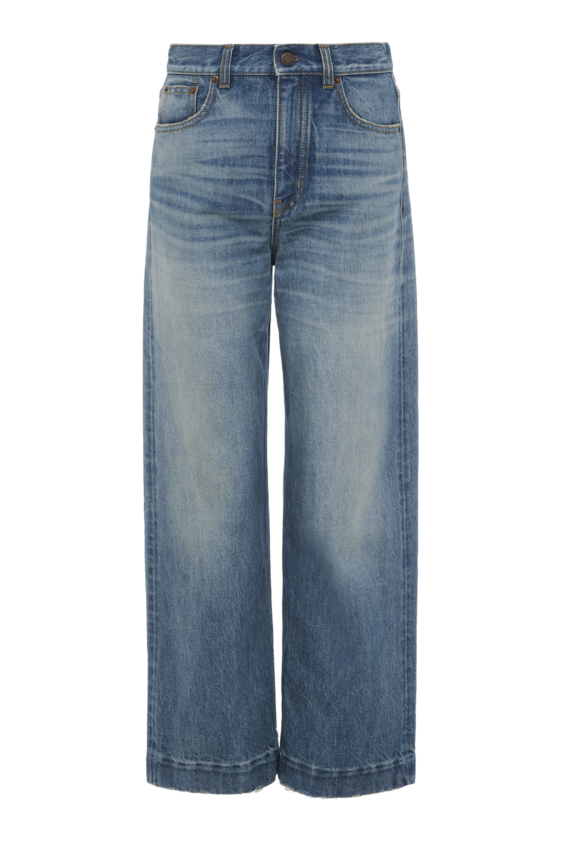 High-Rise Cropped Jeans