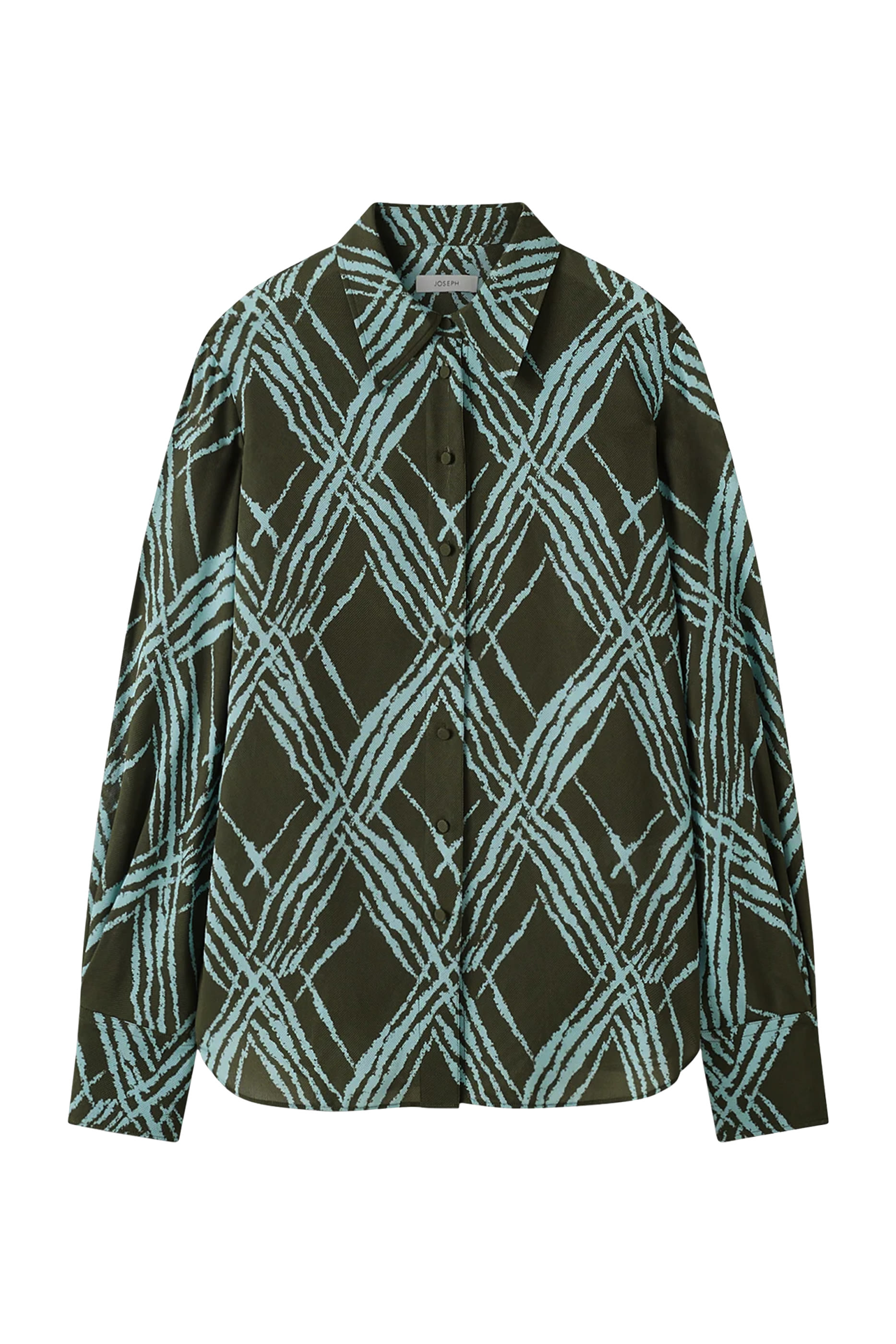 Sina Open Weave Silk Blouse