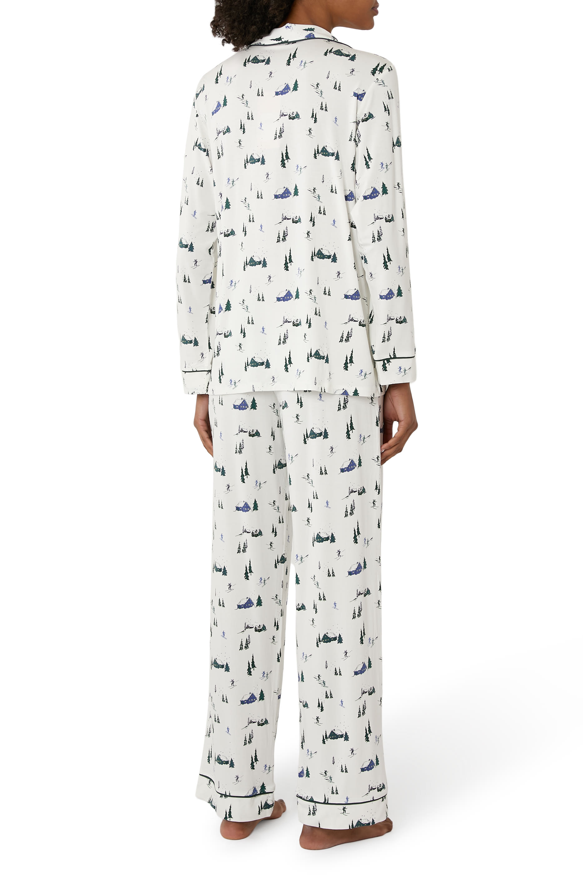 Gisele Printed TENCEL™ Modal Long Pajama Set