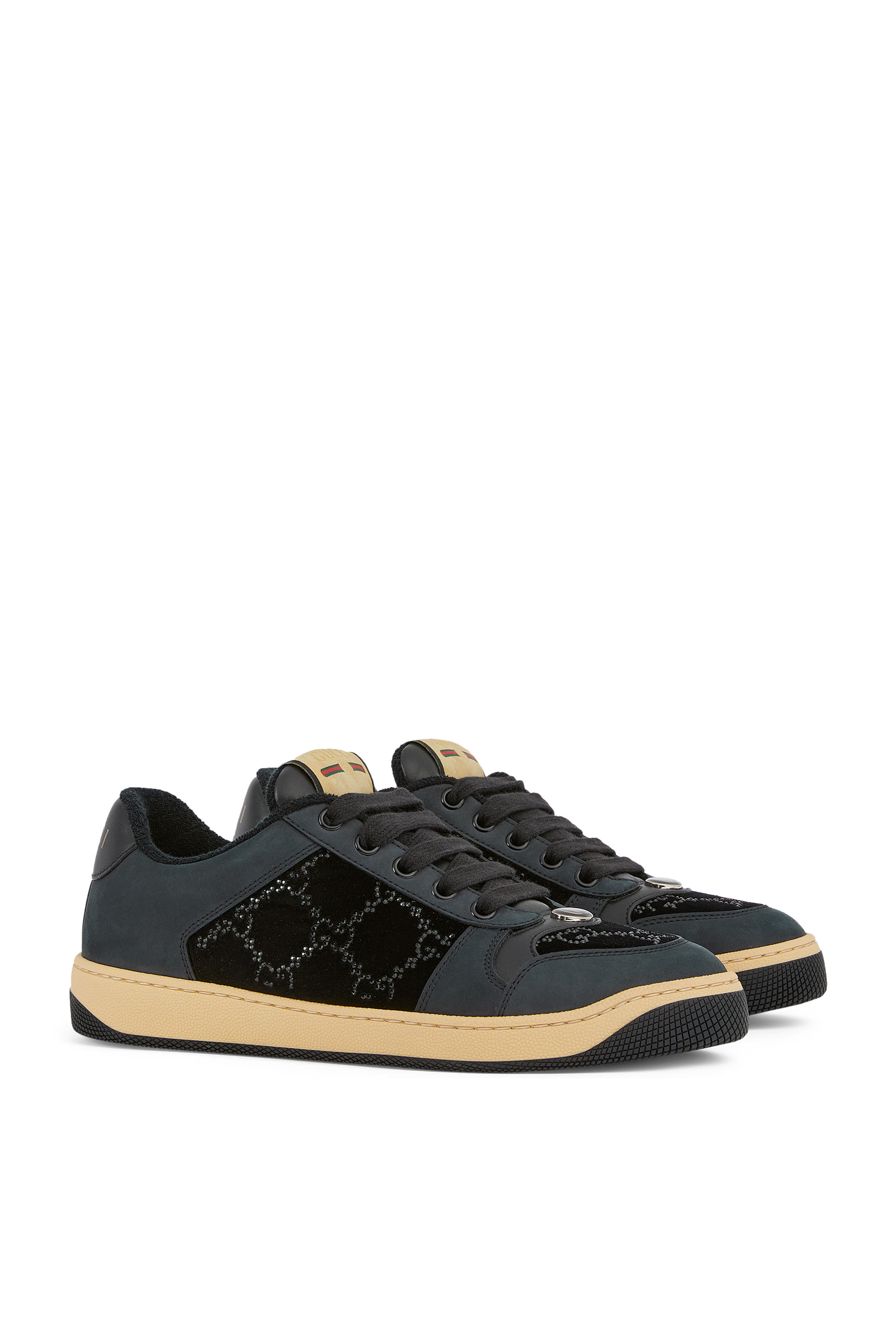 GG Crystal Screener Sneakers 10