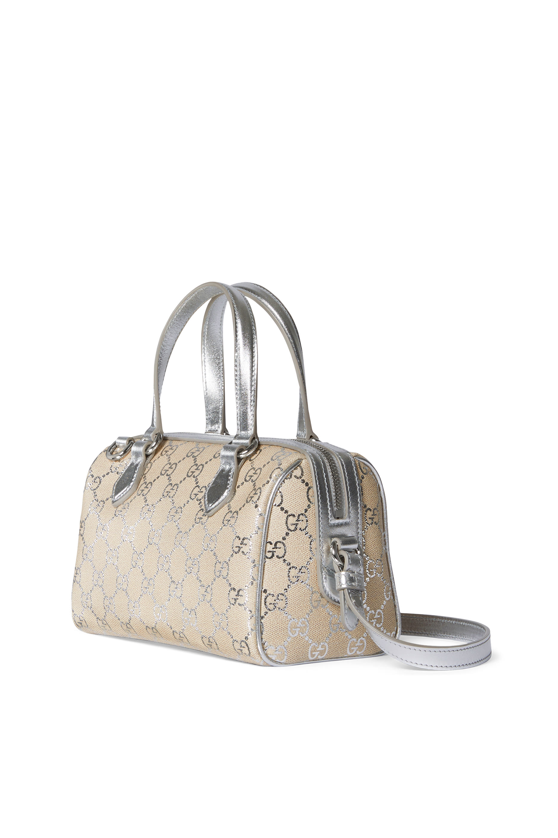 GG Emblem Small Boston Bag