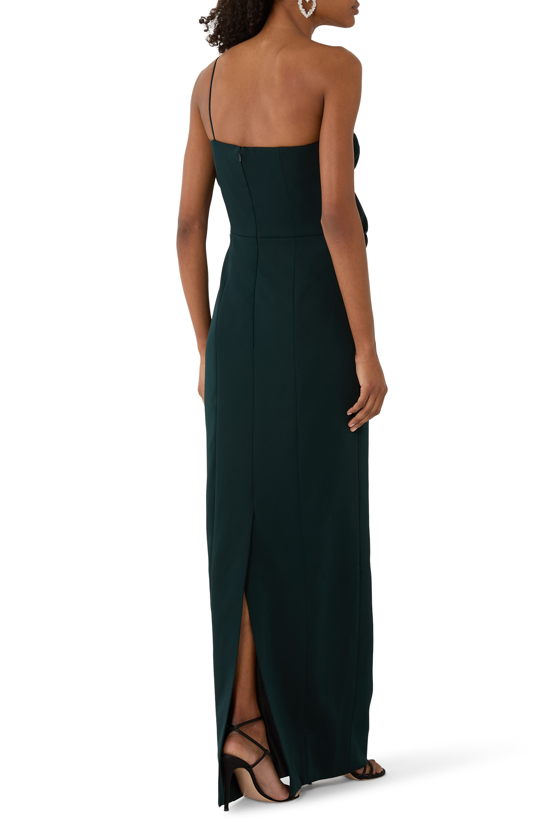 Strapless Gathered Bodice Skinny Gown