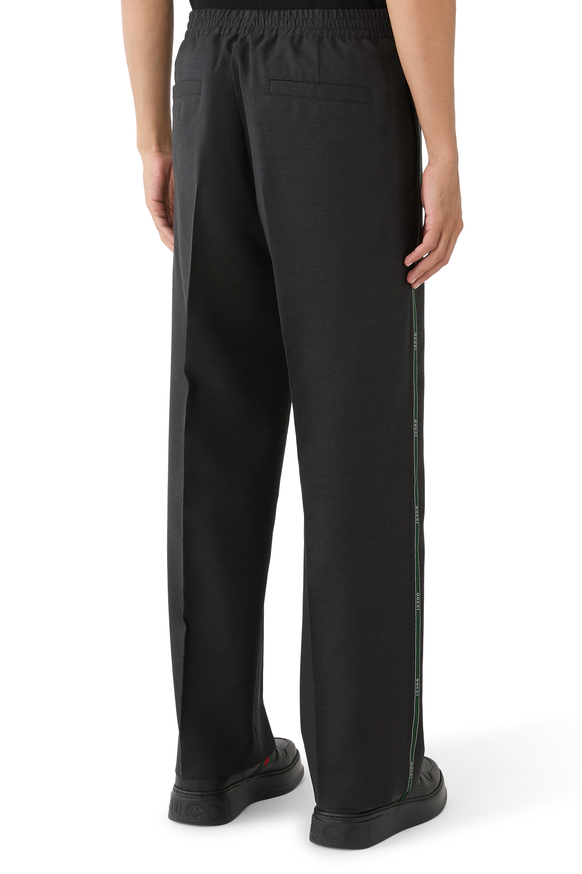 Wool Pants with Gucci Selvedge Detail