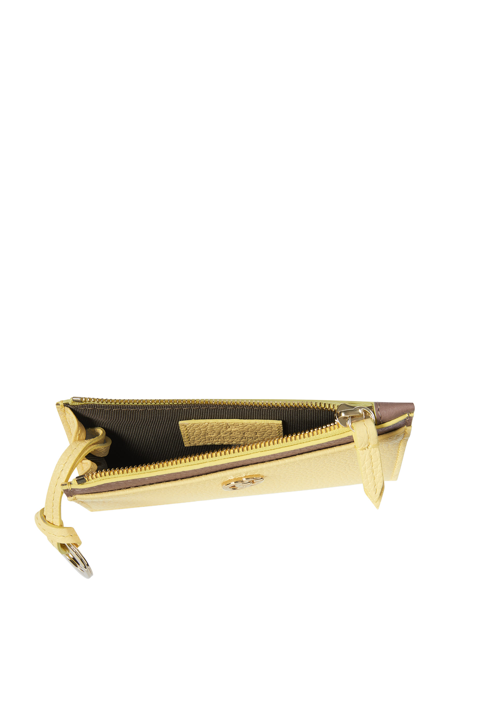 Bi-Color GG Marmont Zip Key Pouch