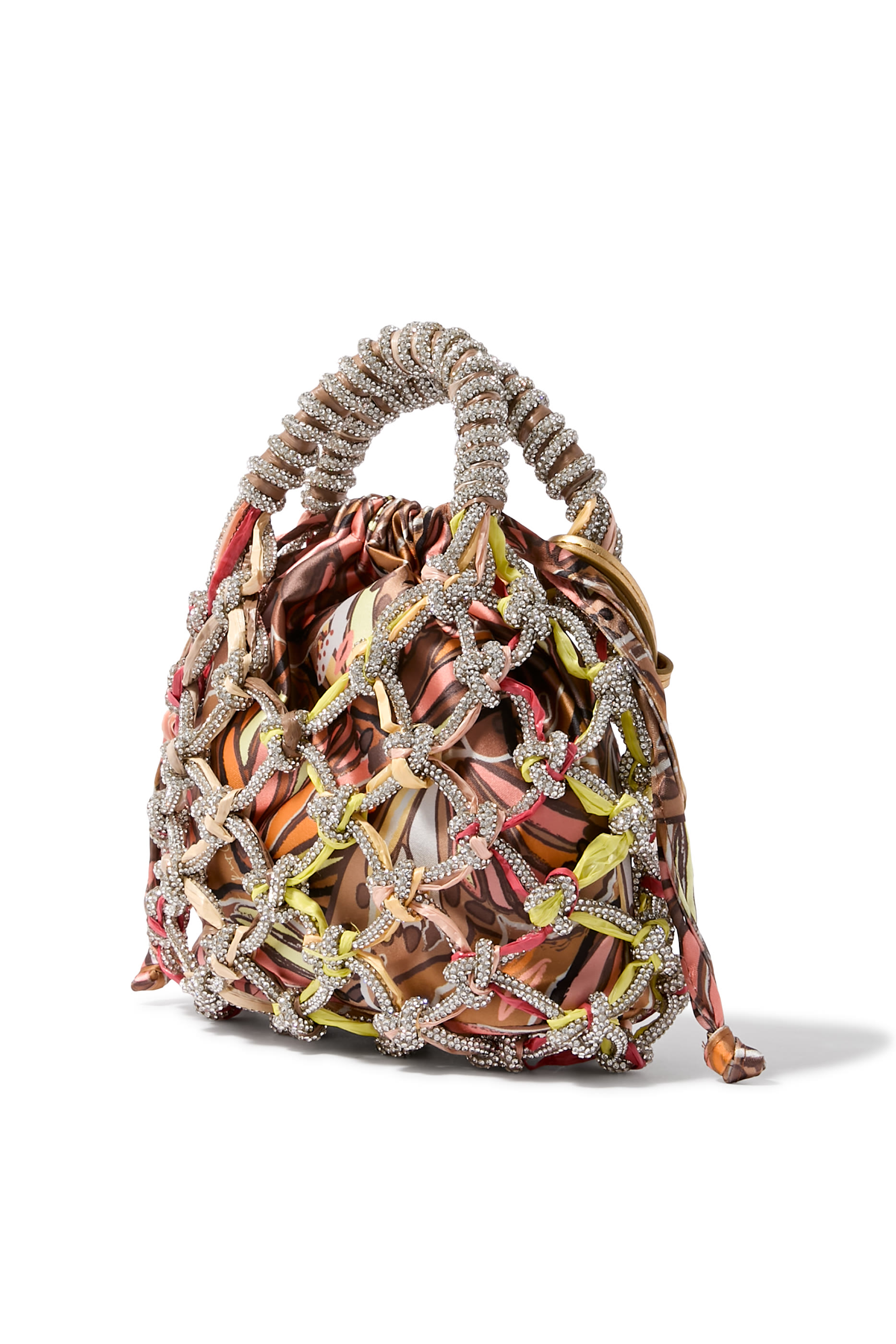 Macrame Crystal Bag