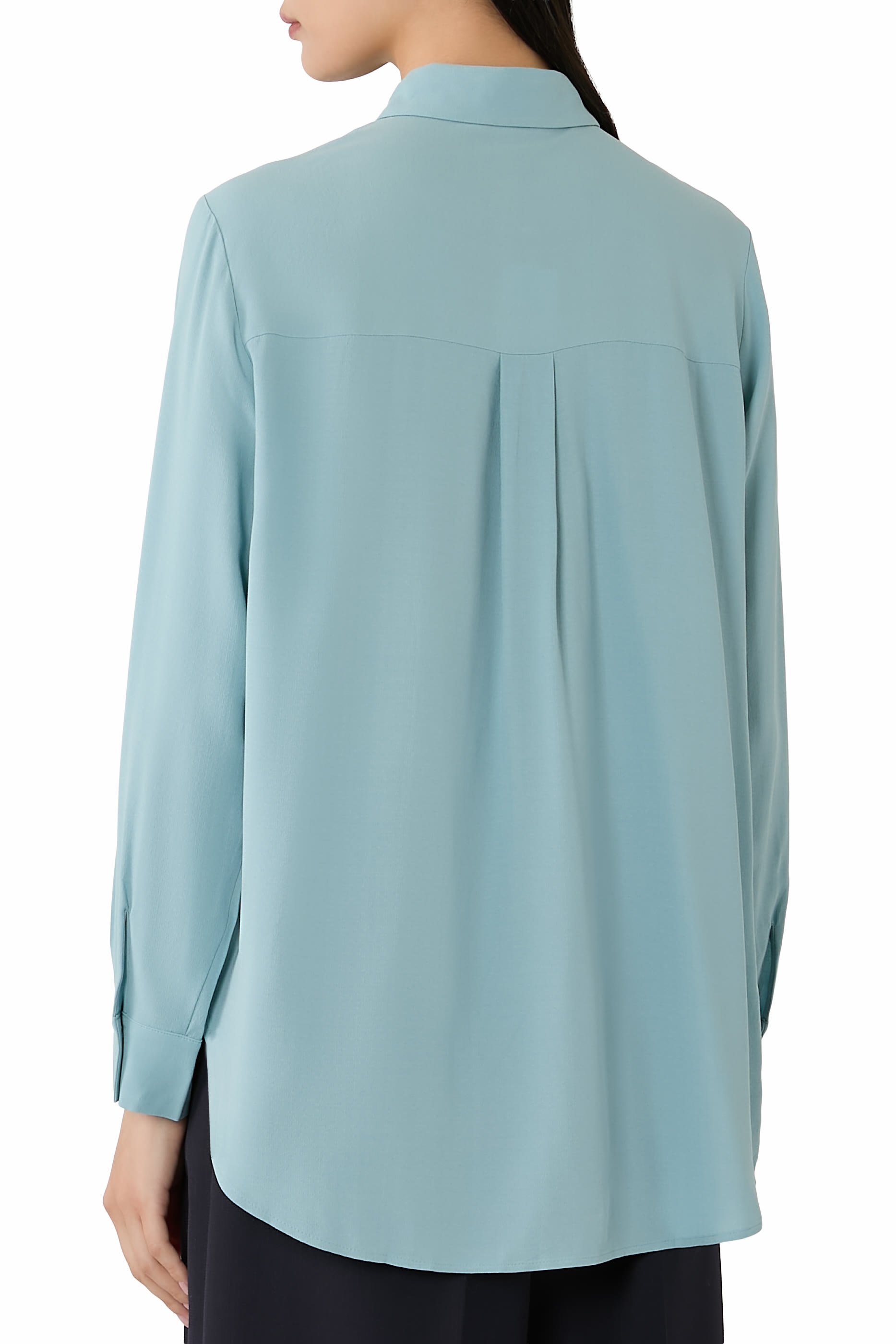 Organic Handkerchief Linen Classic Collar Shirt