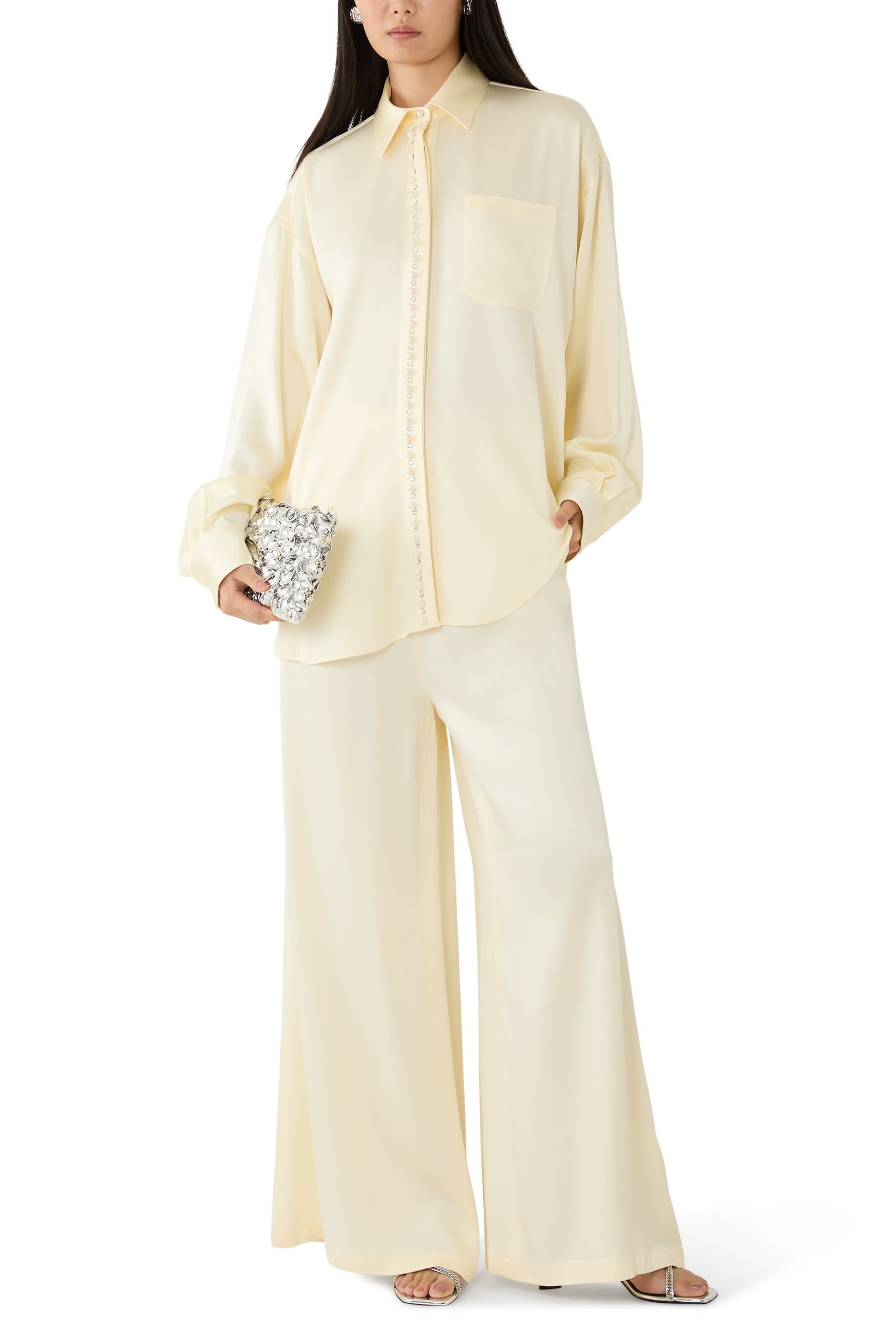  Satin Trousers 