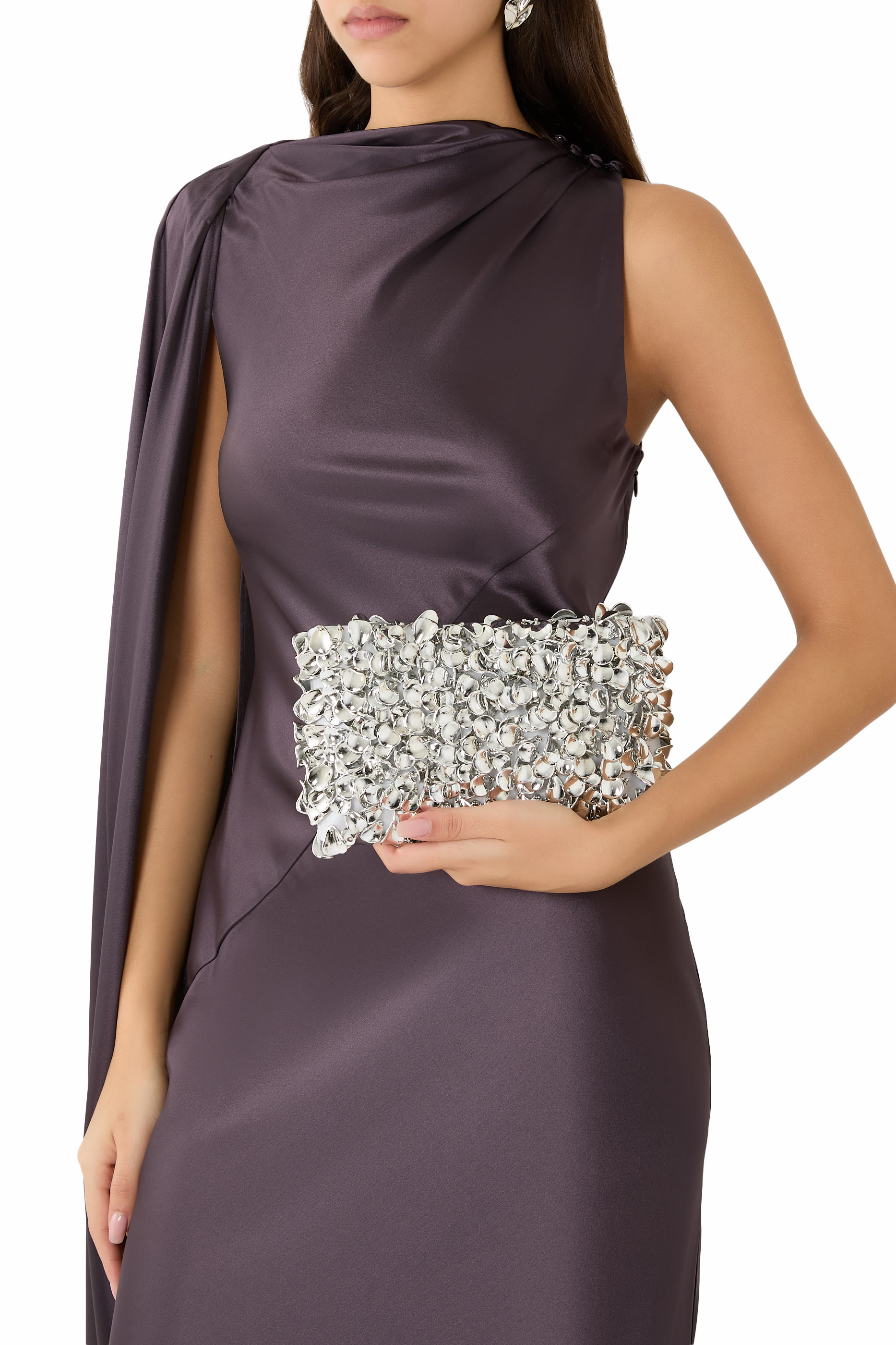Reese Beaded Clutch 