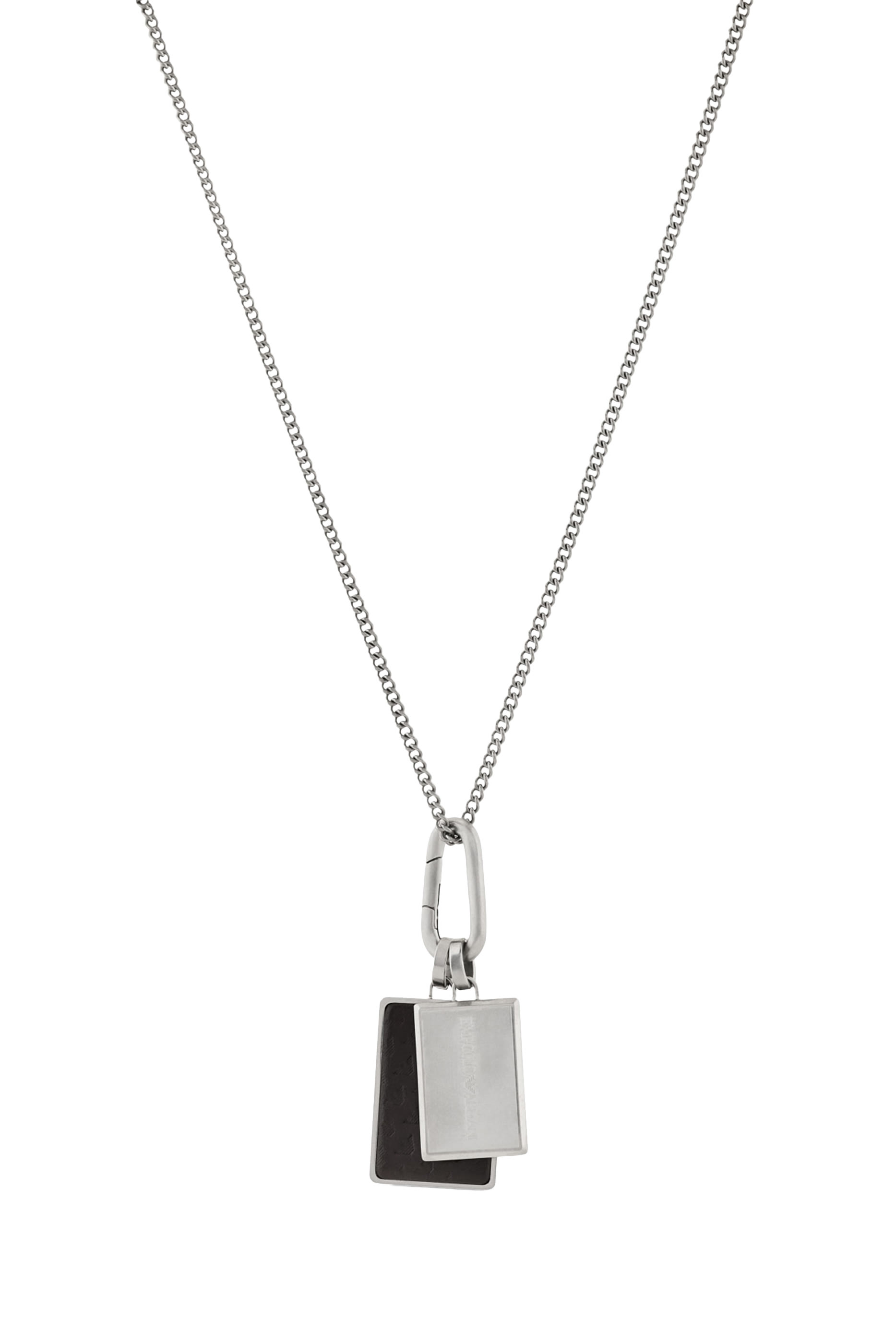 Eagle Logo Dog-Tag Metal Necklace