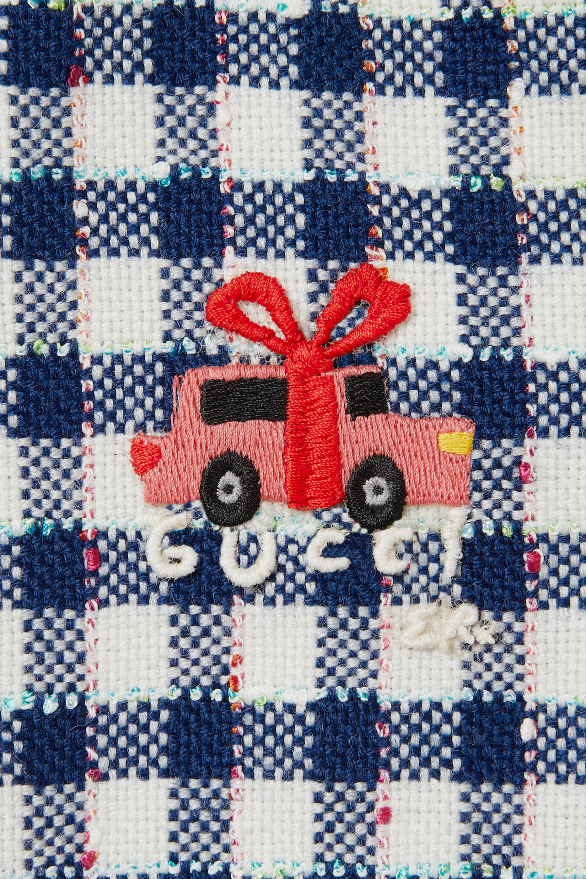 Gingham Wool Dress