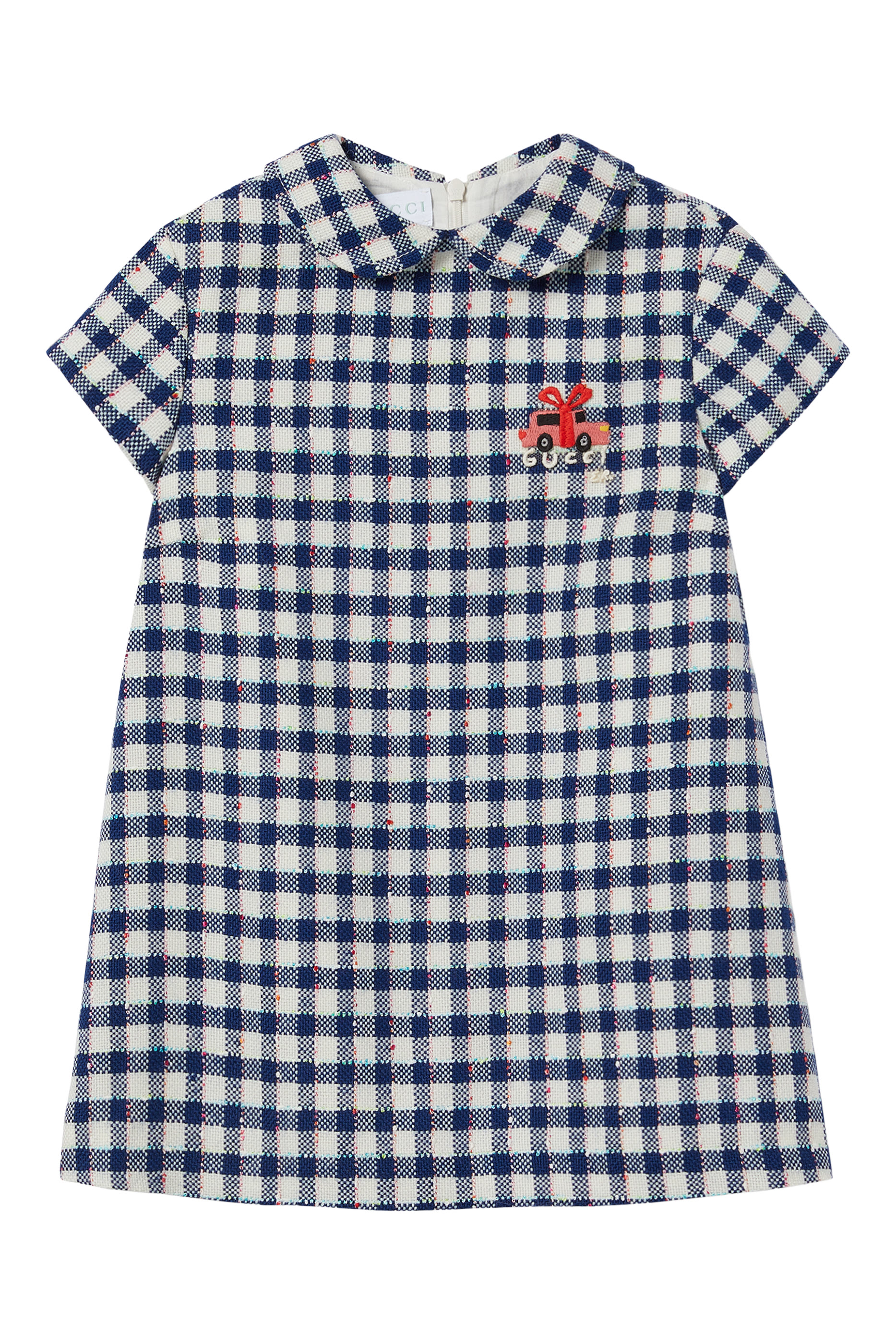 Gingham Wool Dress