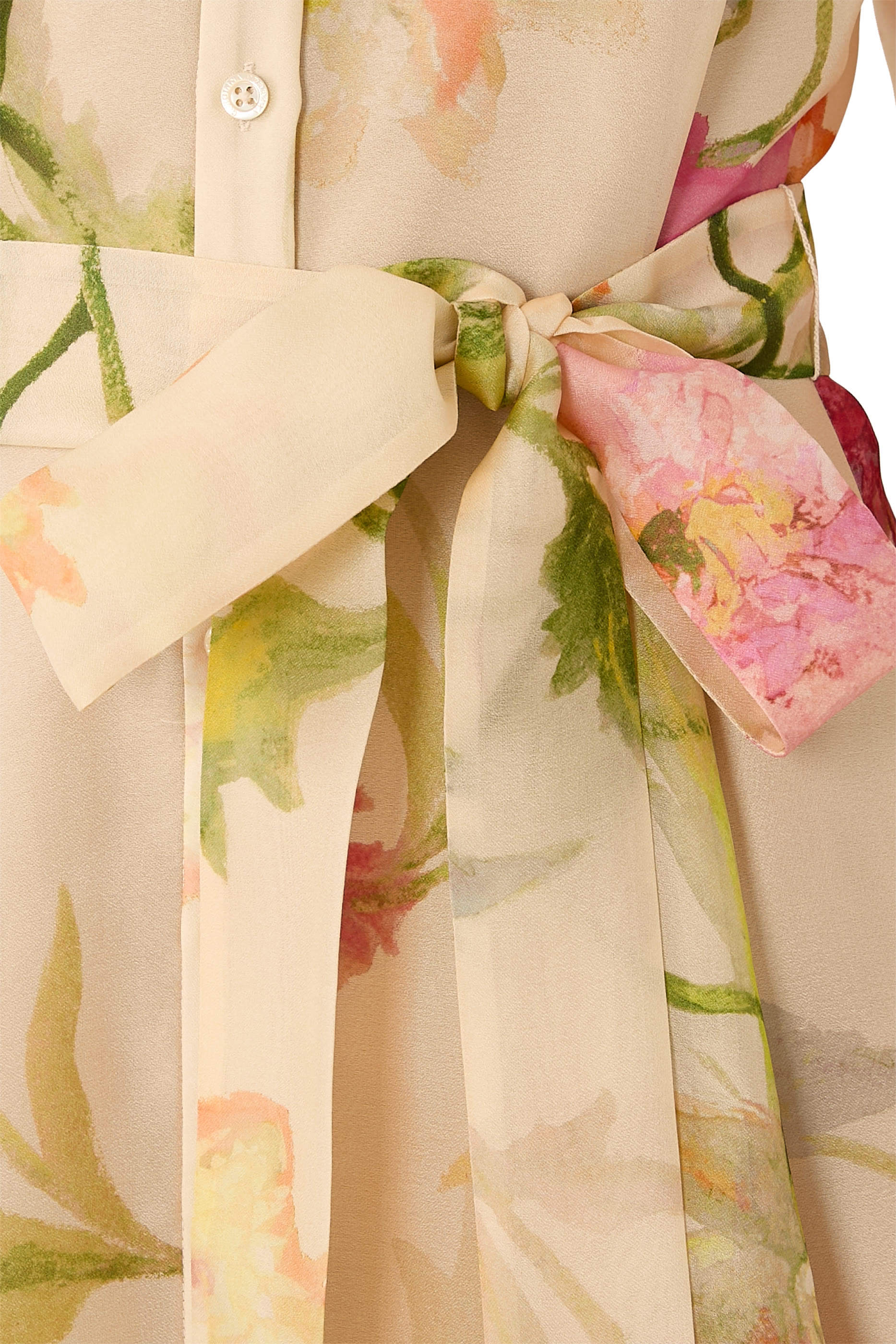 Organza Trench Gown