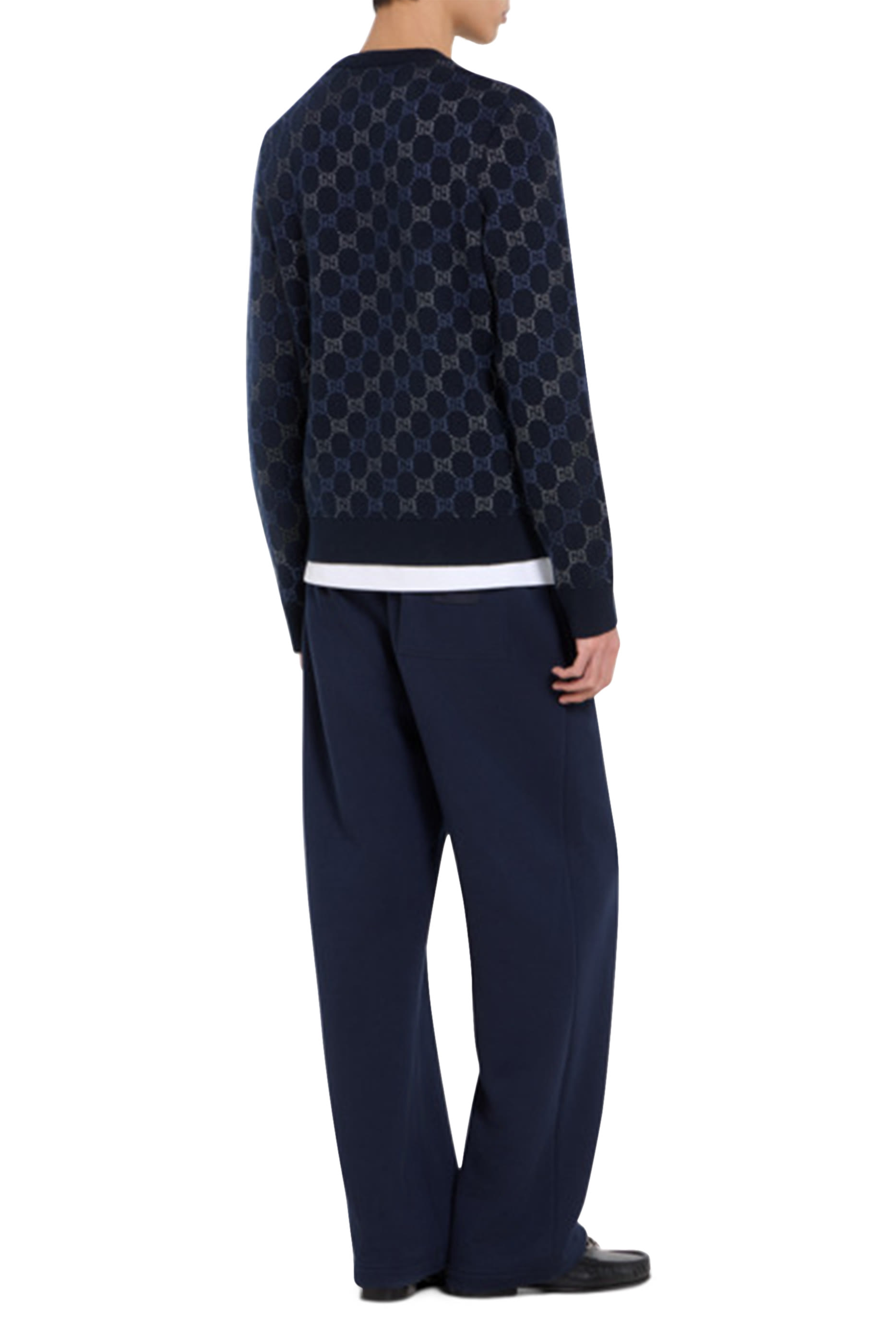 GG Double Wool Knit Sweater