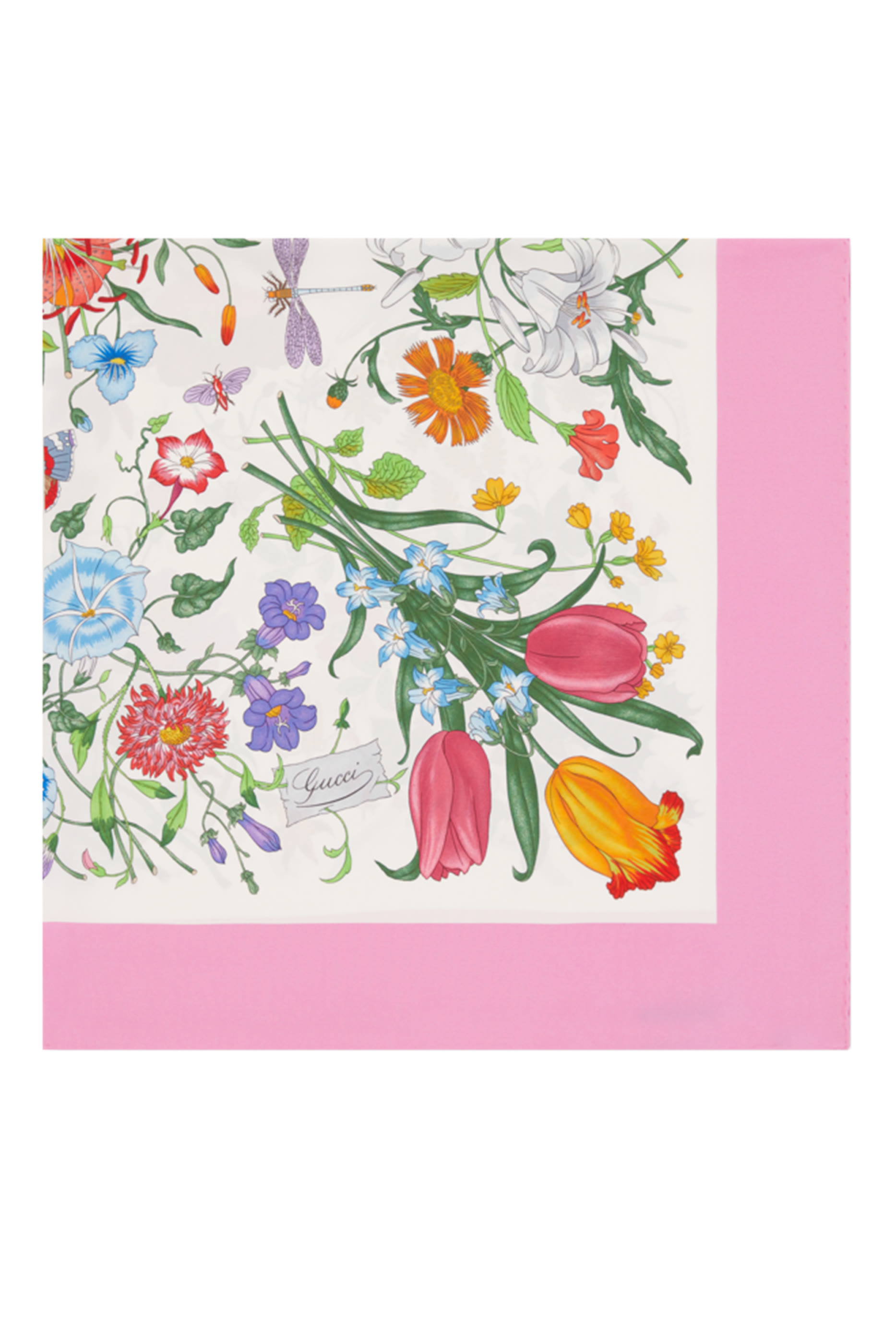 Printed Silk Twill Carré 