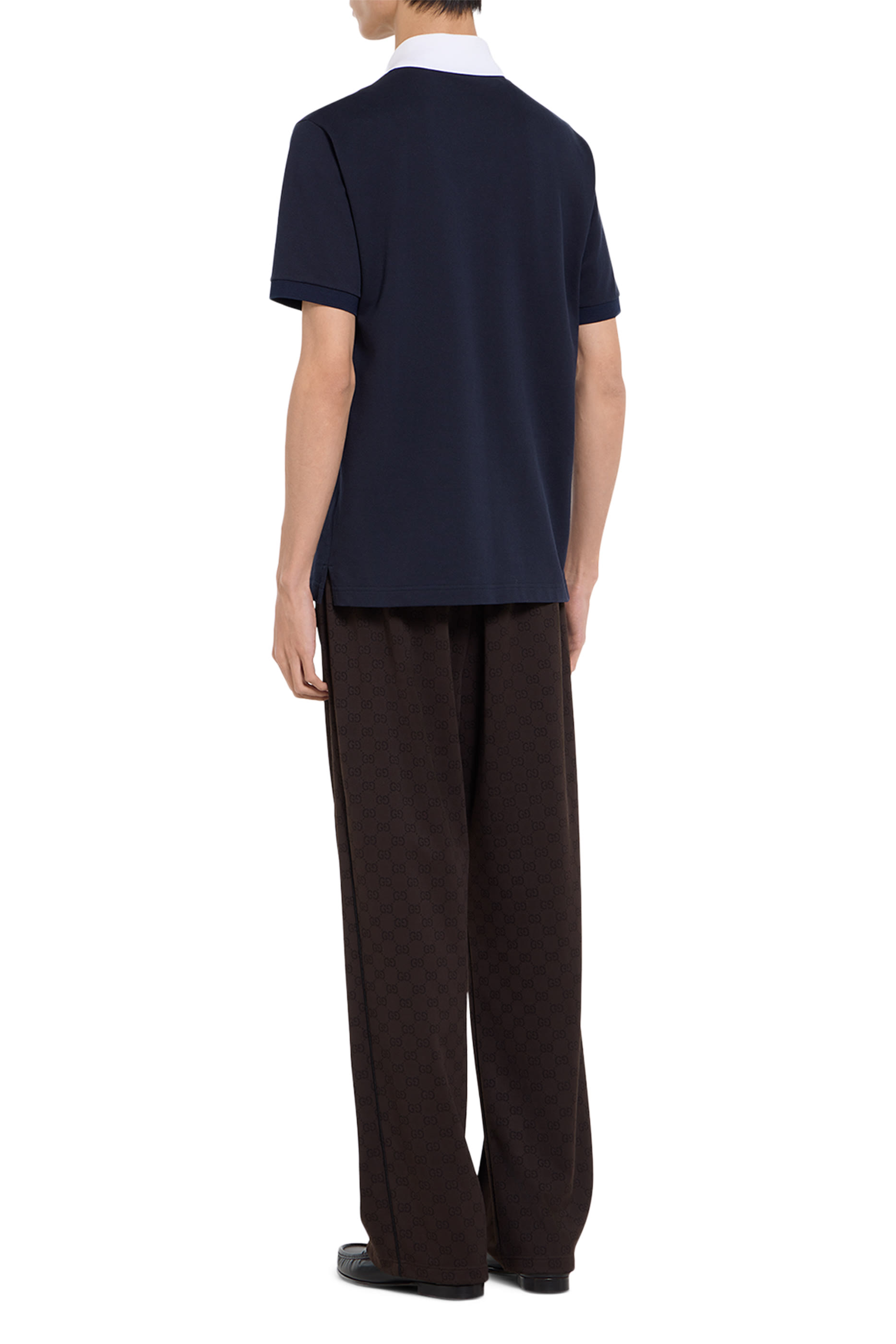 Stretch Cotton Piqué Polo Shirt 