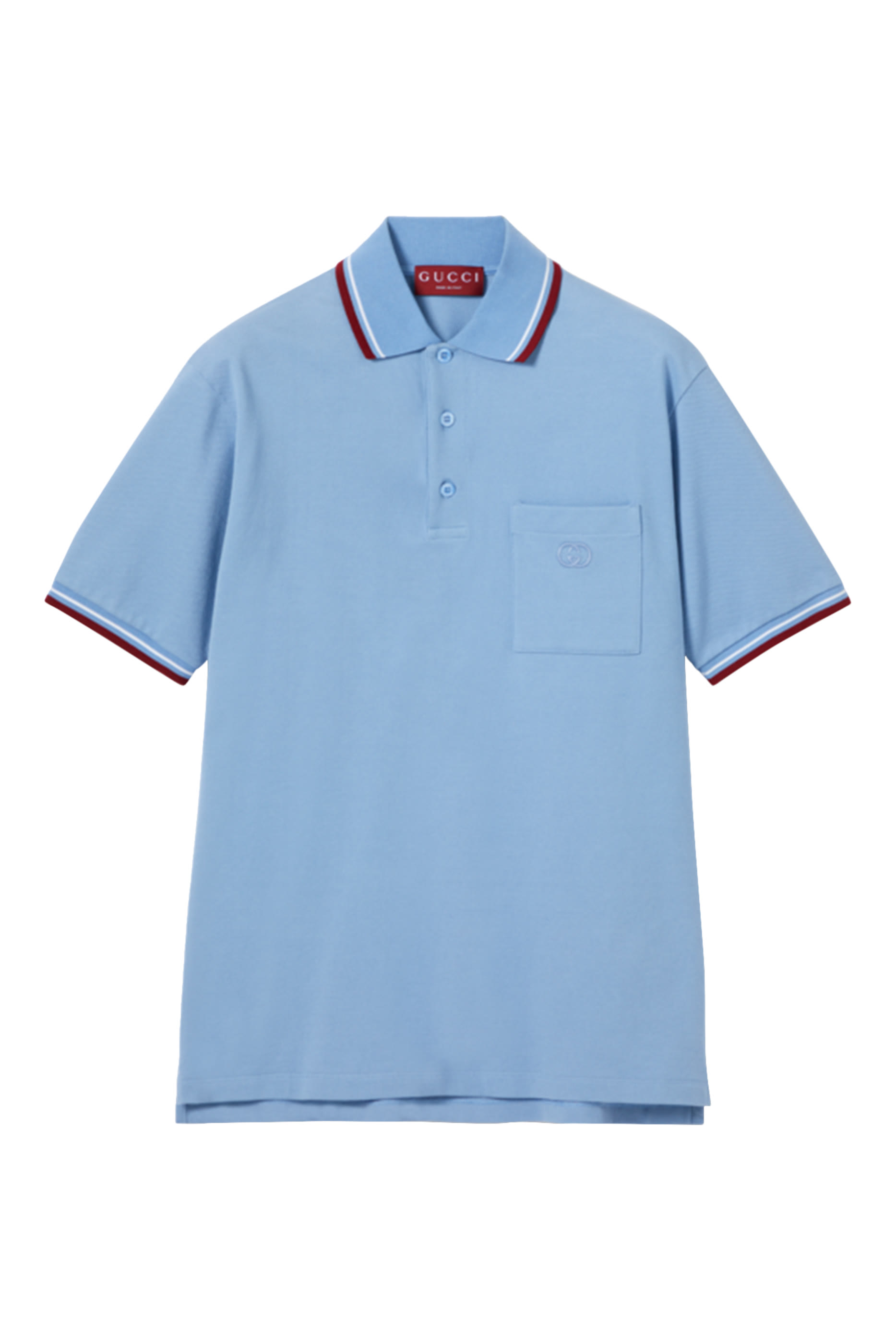  Cotton Piqué Polo Shirt with Embroidery